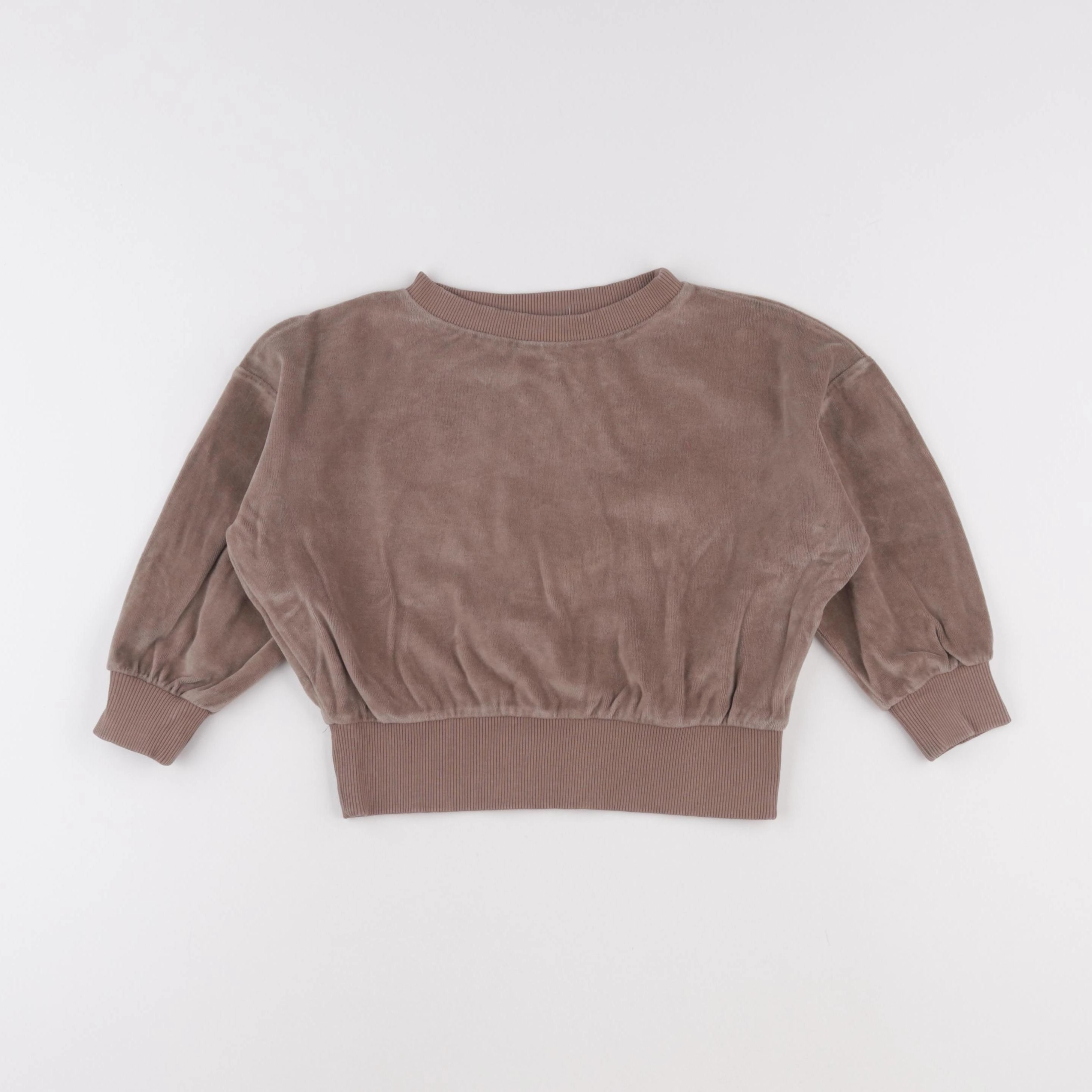 We are kids - sweat marron - 4/5 ans