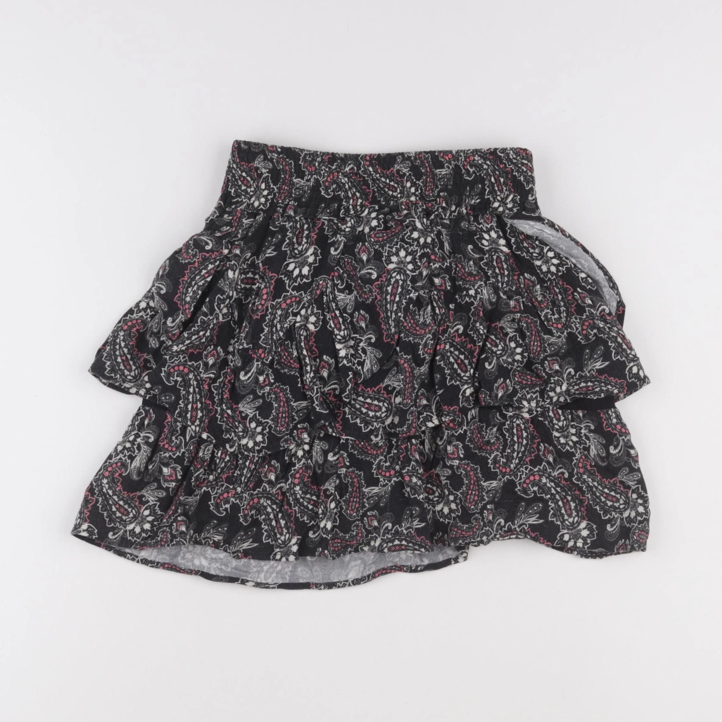 IKKS - jupe noir, rose - 8 ans