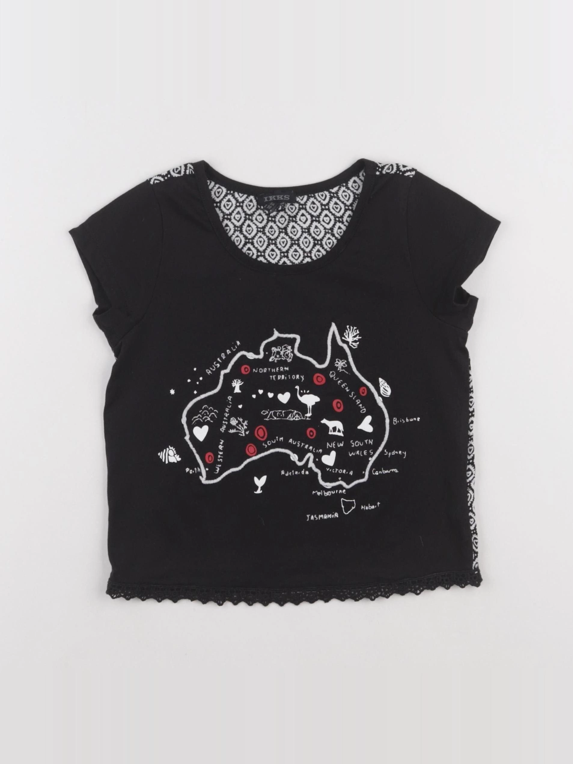 IKKS - tee-shirt noir - 3 ans