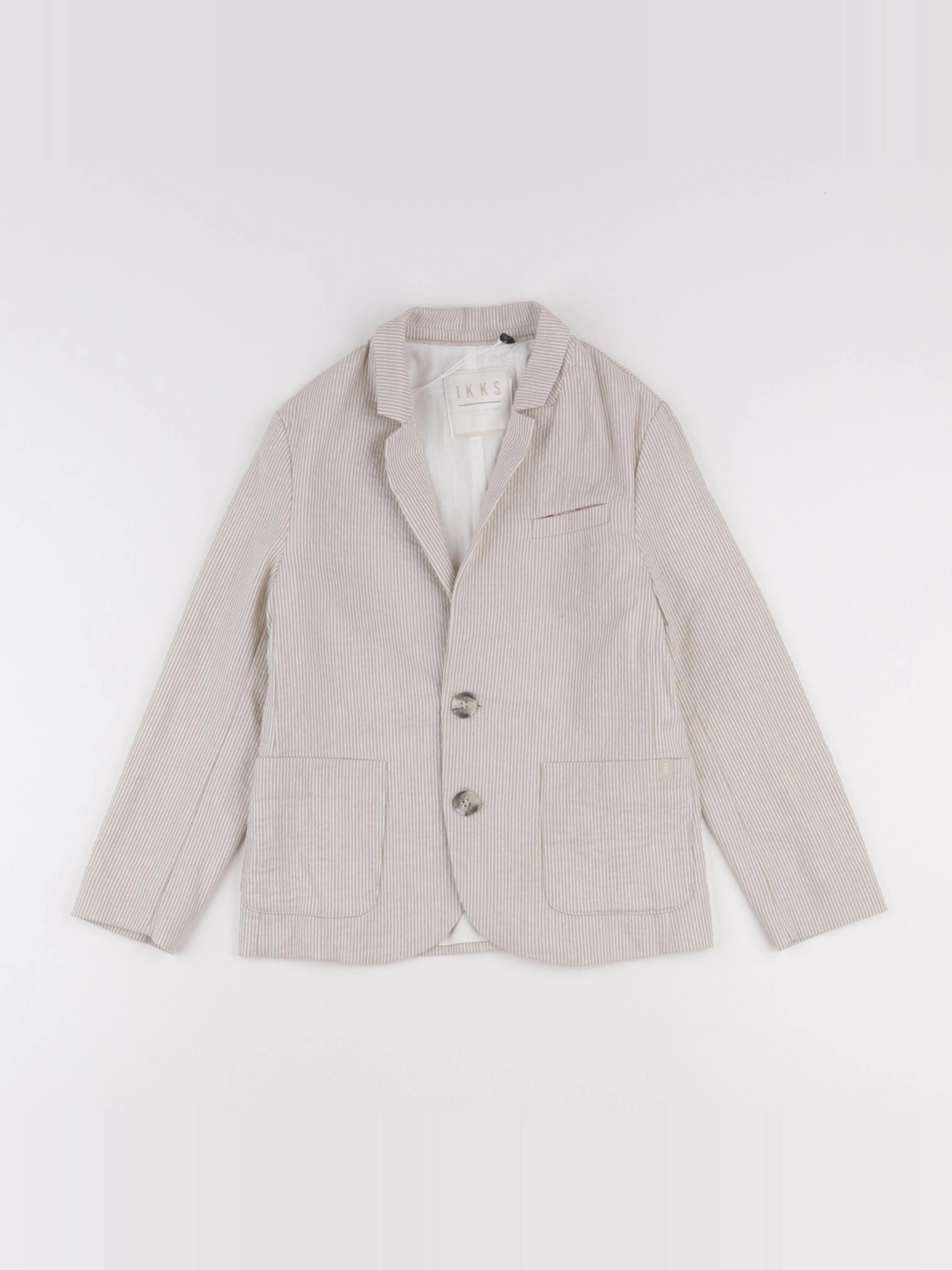 IKKS - veste blanc, beige - 8 ans