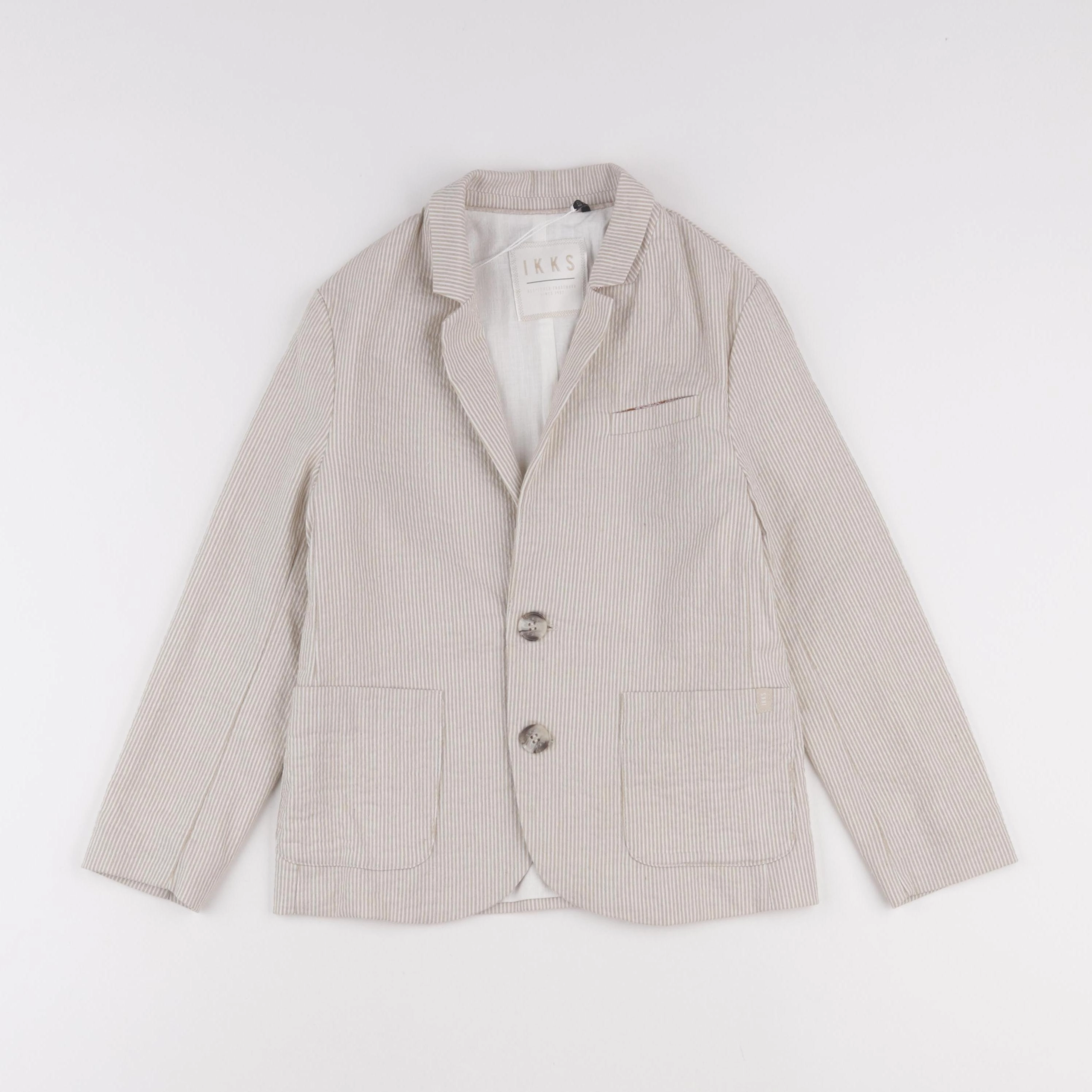 IKKS - veste blanc, beige - 8 ans