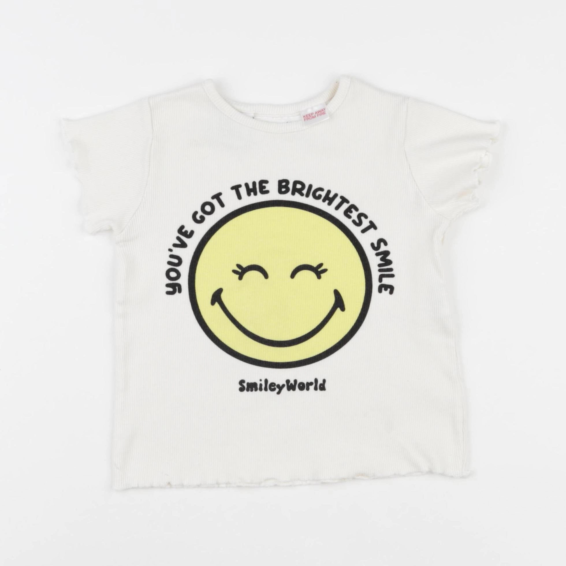 Zara - tee-shirt blanc - 3 ans