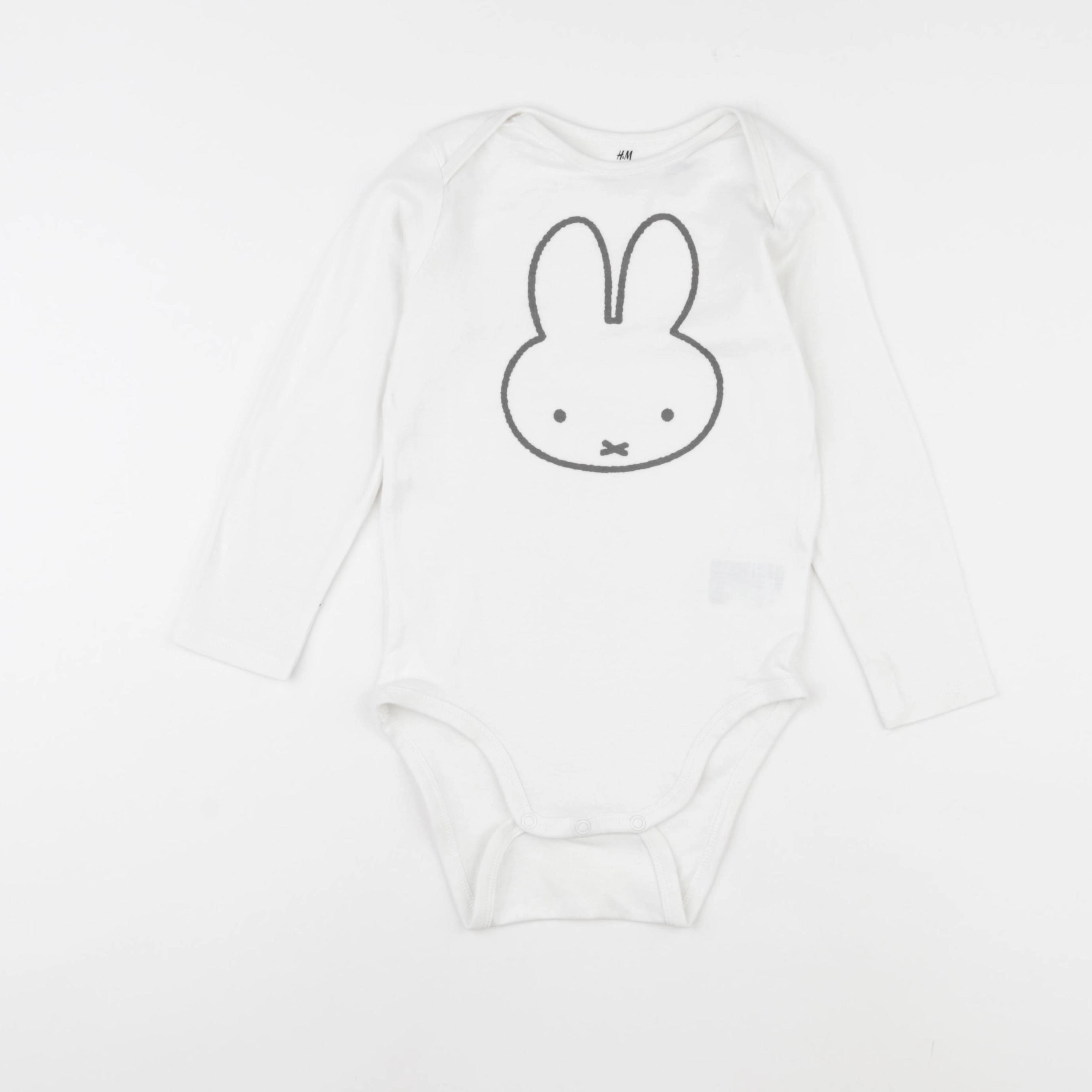 H&M - body blanc - 2/3 ans