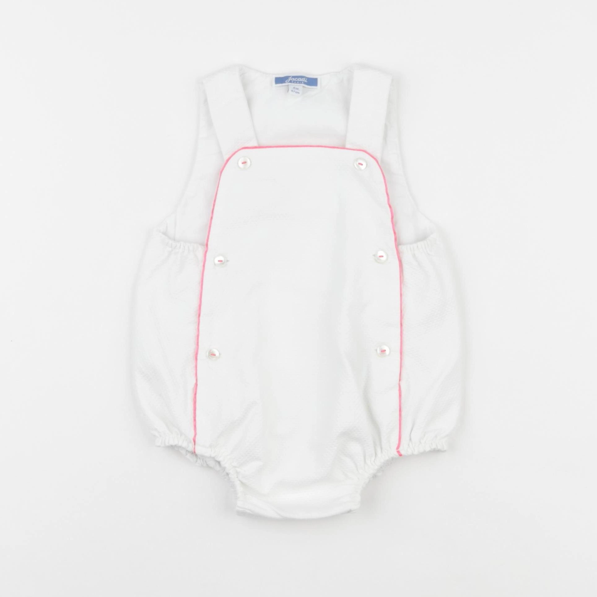 Jacadi - combinaison blanc - 6 mois