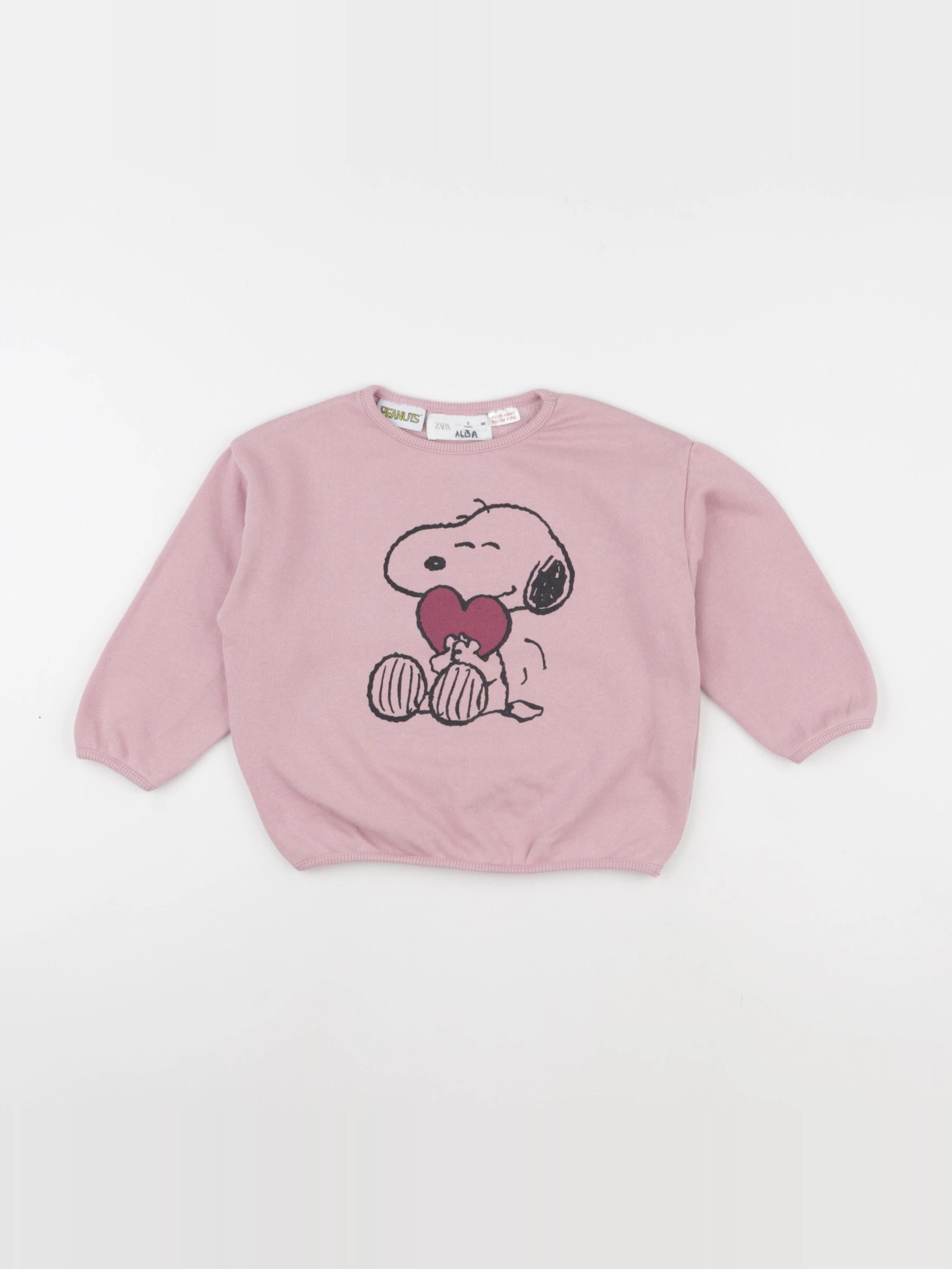Zara - sweat rose - 3 ans