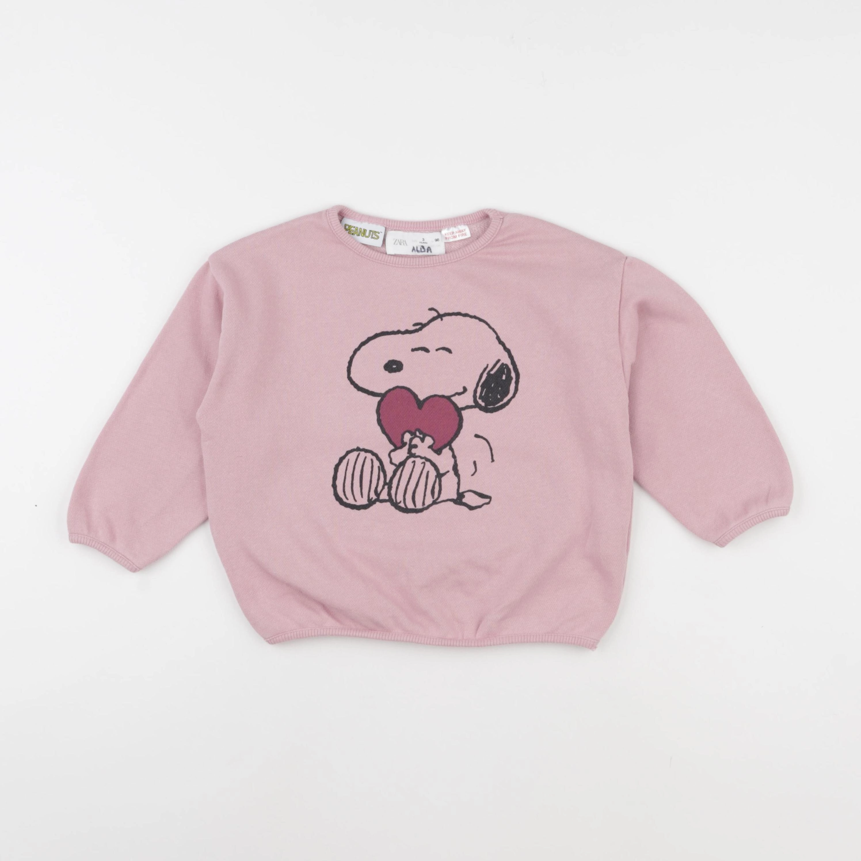 Zara - sweat rose - 3 ans