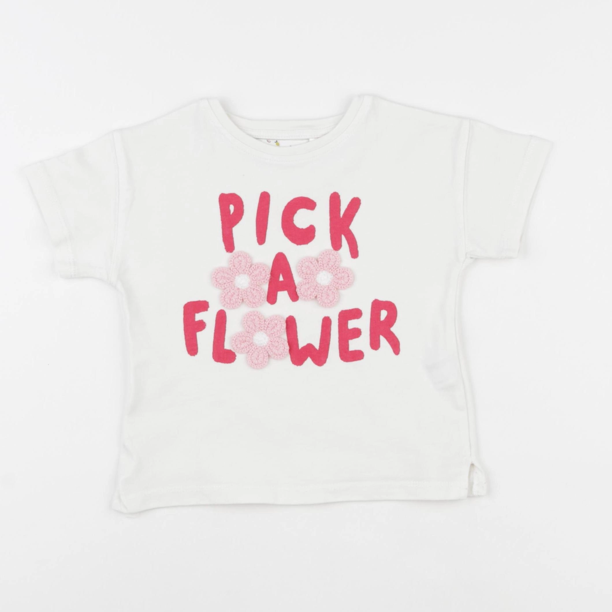 Zara - tee-shirt blanc - 3 ans