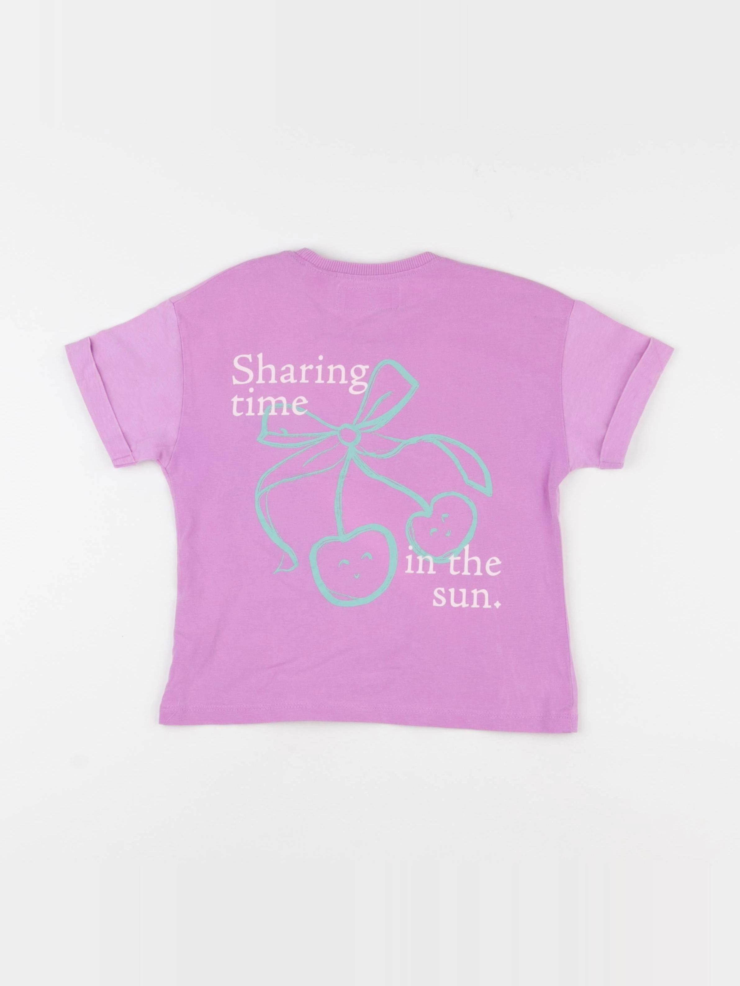 Zara - tee-shirt violet - 3 ans