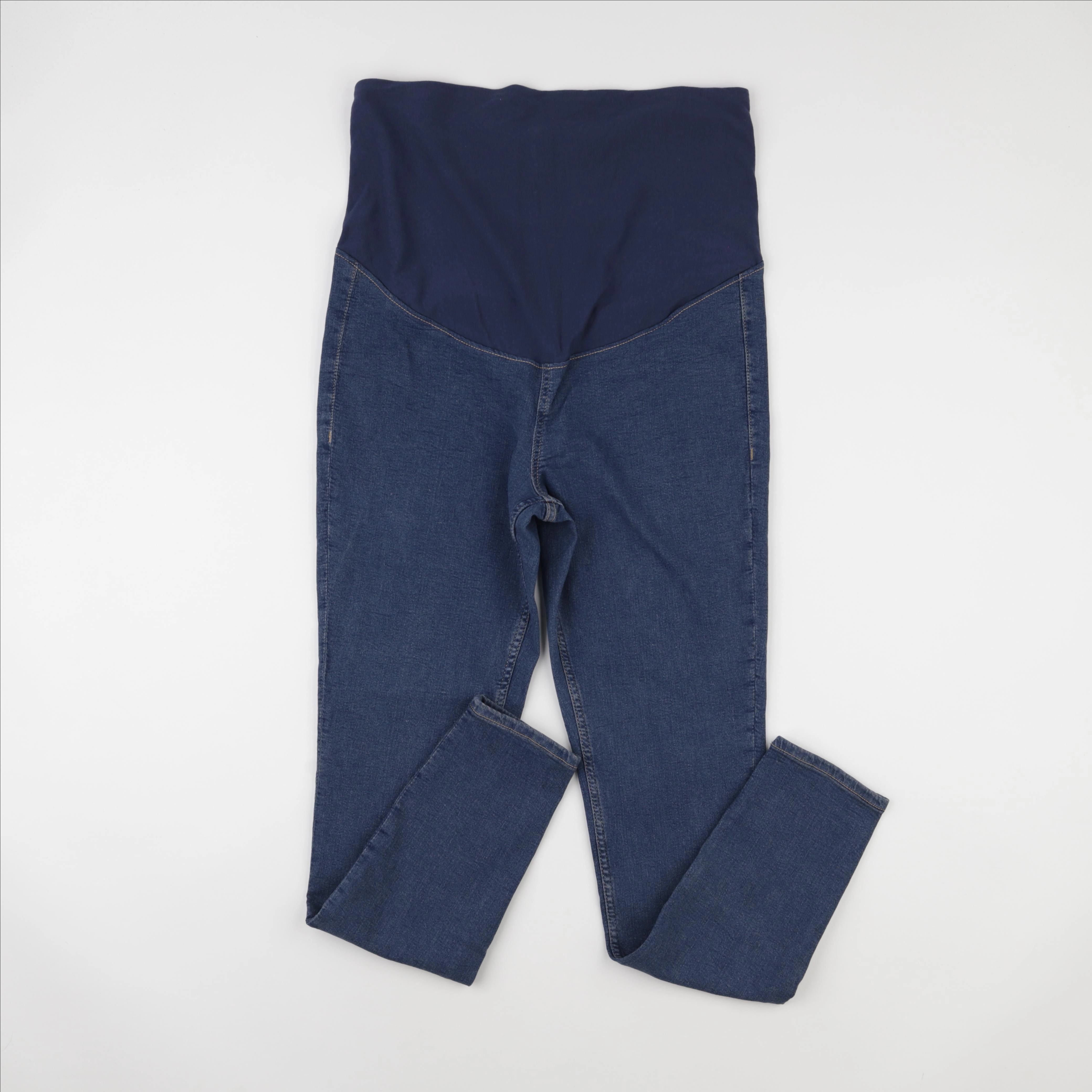 H&M - jean grossesse bleu - l