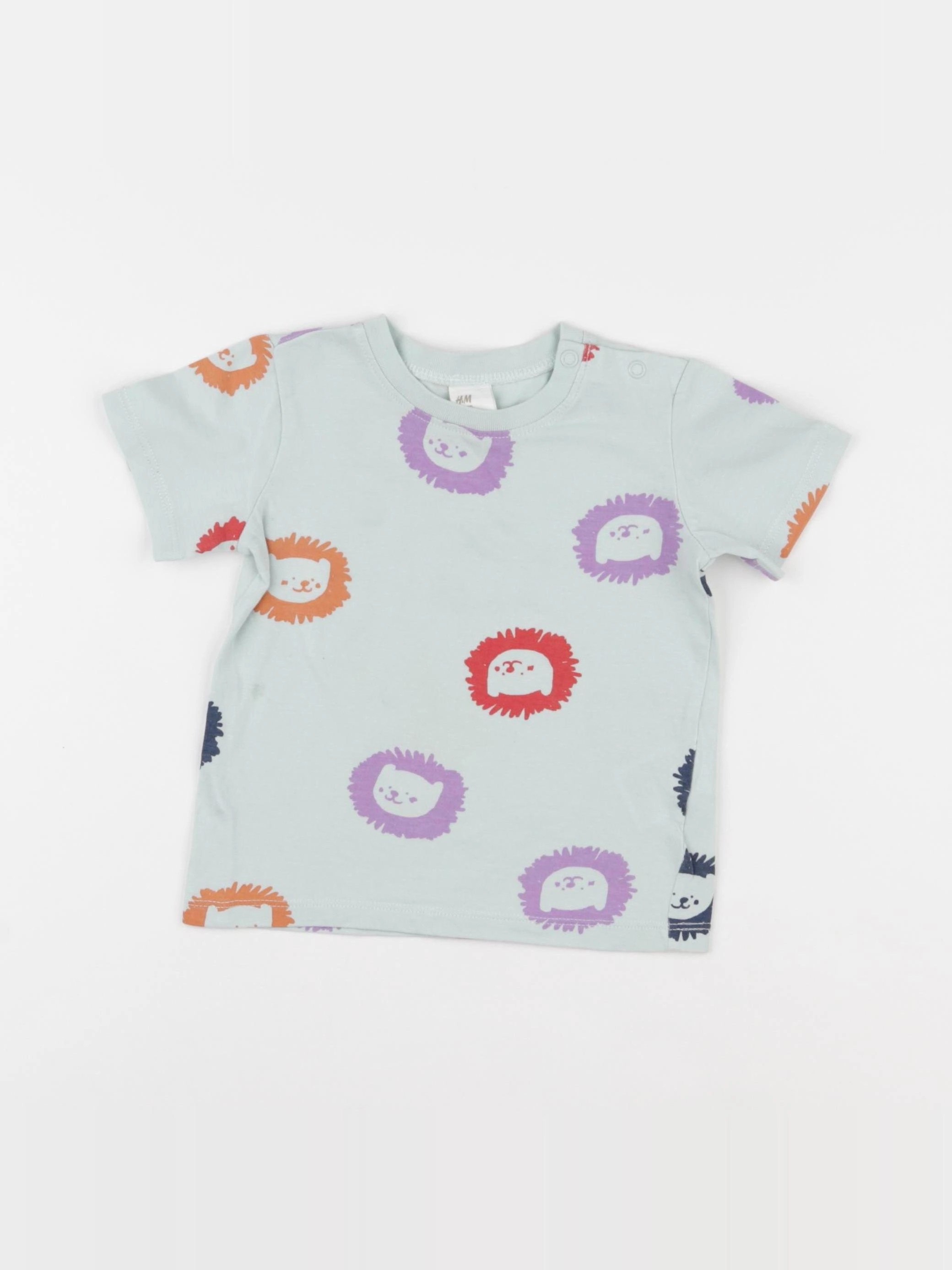 H&M - tee-shirt multicolore - 9/12 mois