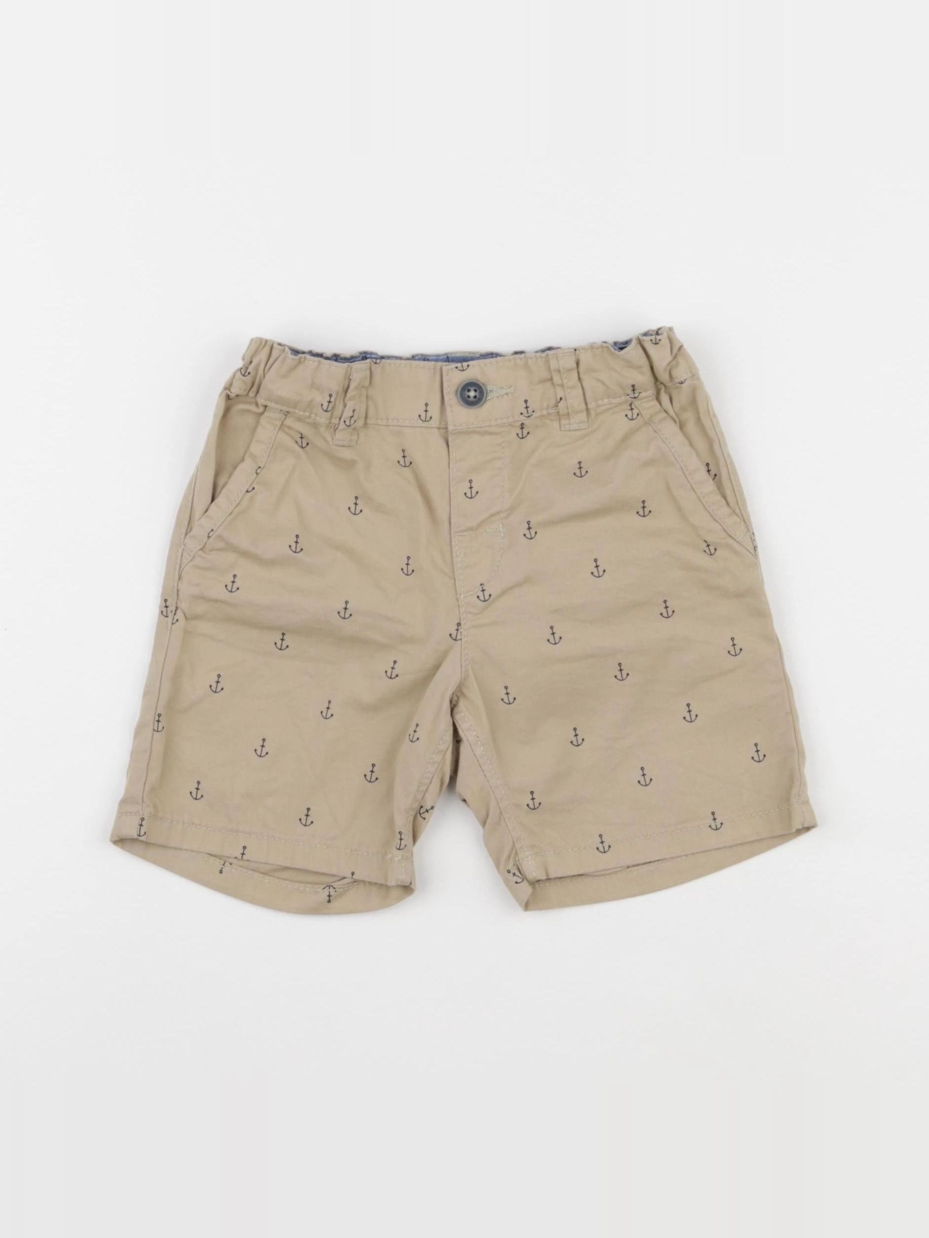 H&M - short beige - 12/18 mois