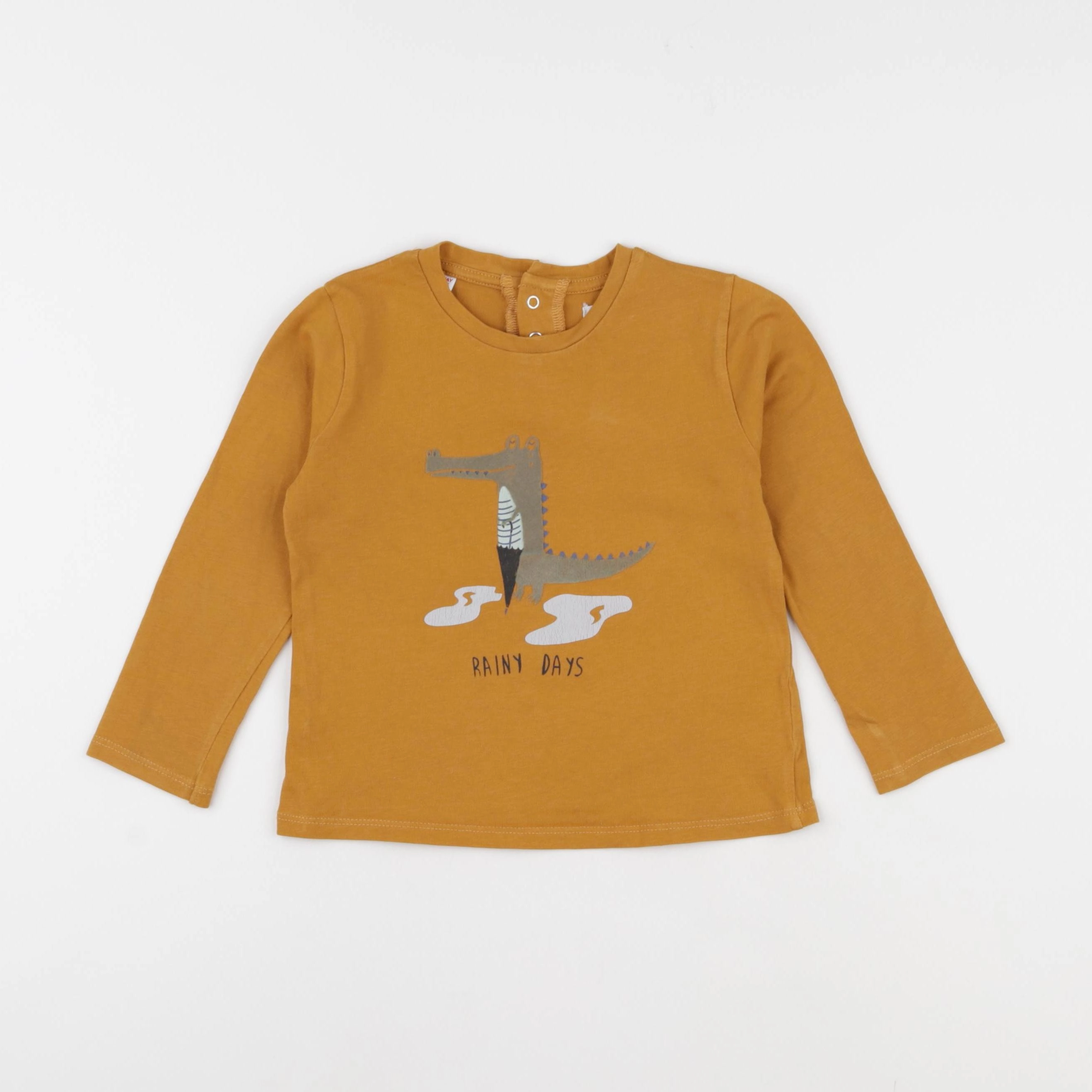 Mango - tee-shirt jaune - 2/3 ans
