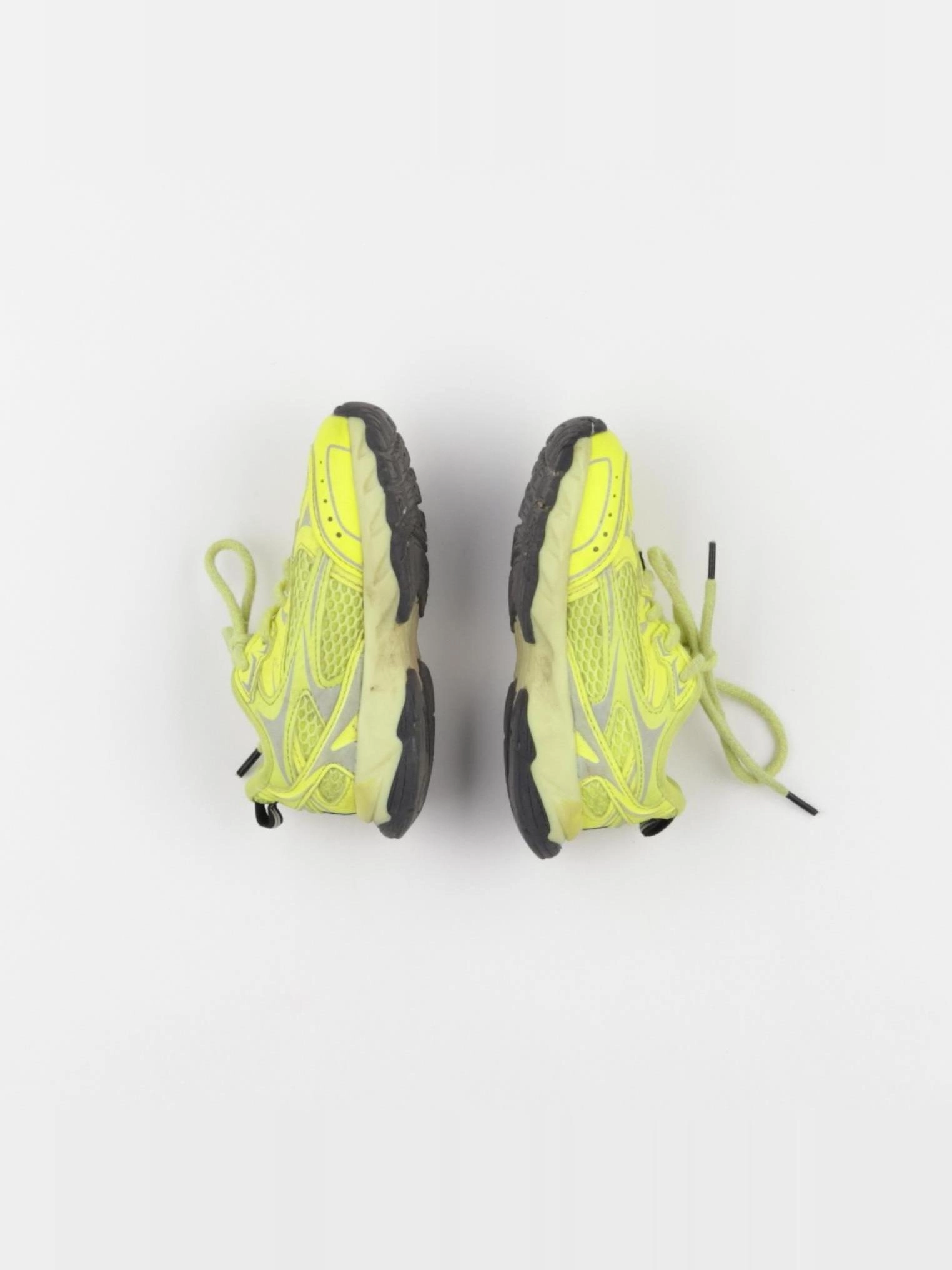 Zara - tennis à scratch/ lacets jaune fluo - pointure 23