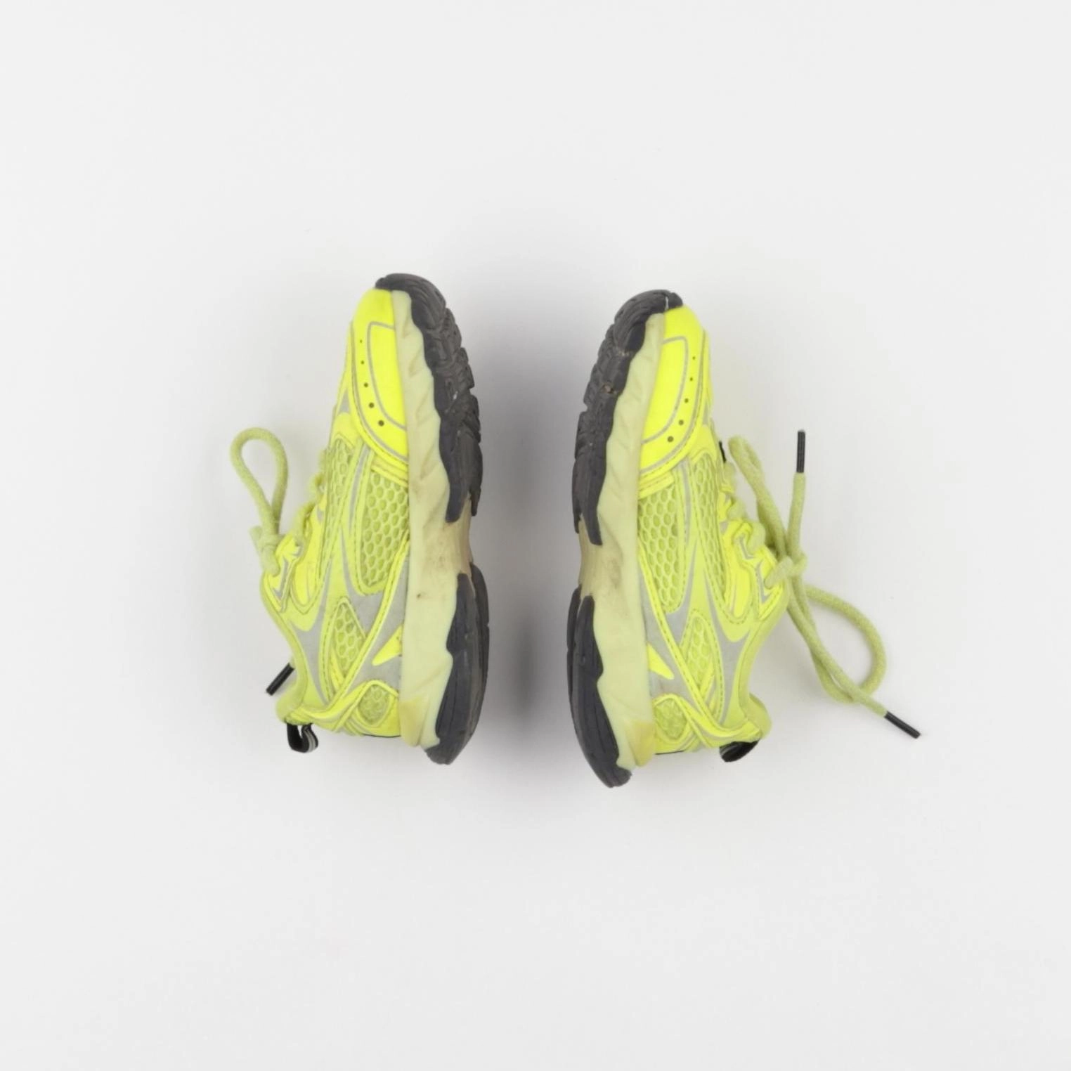 Zara - tennis à scratch/ lacets jaune fluo - pointure 23
