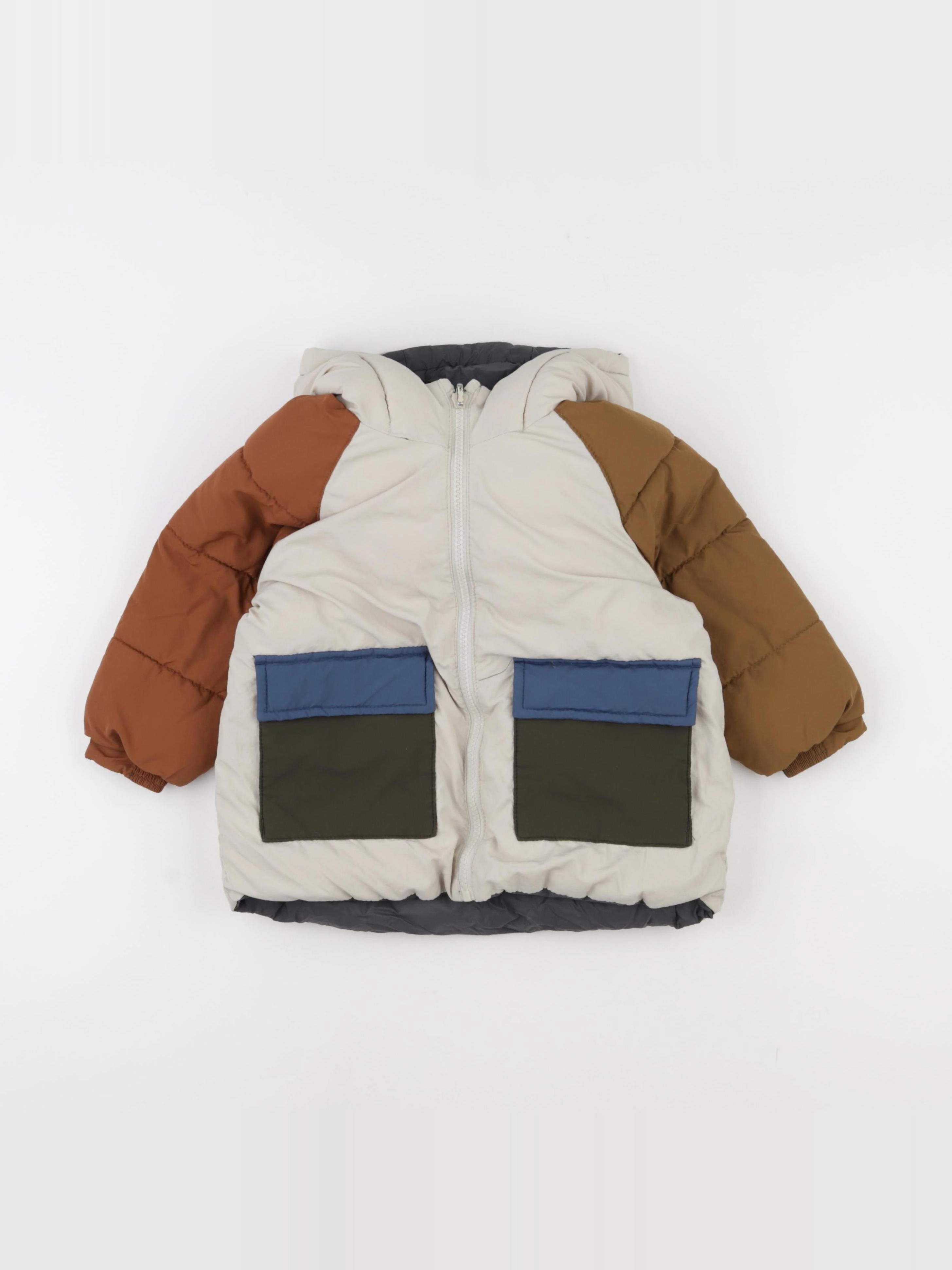 Zara - doudoune multicolore - 18/24 mois