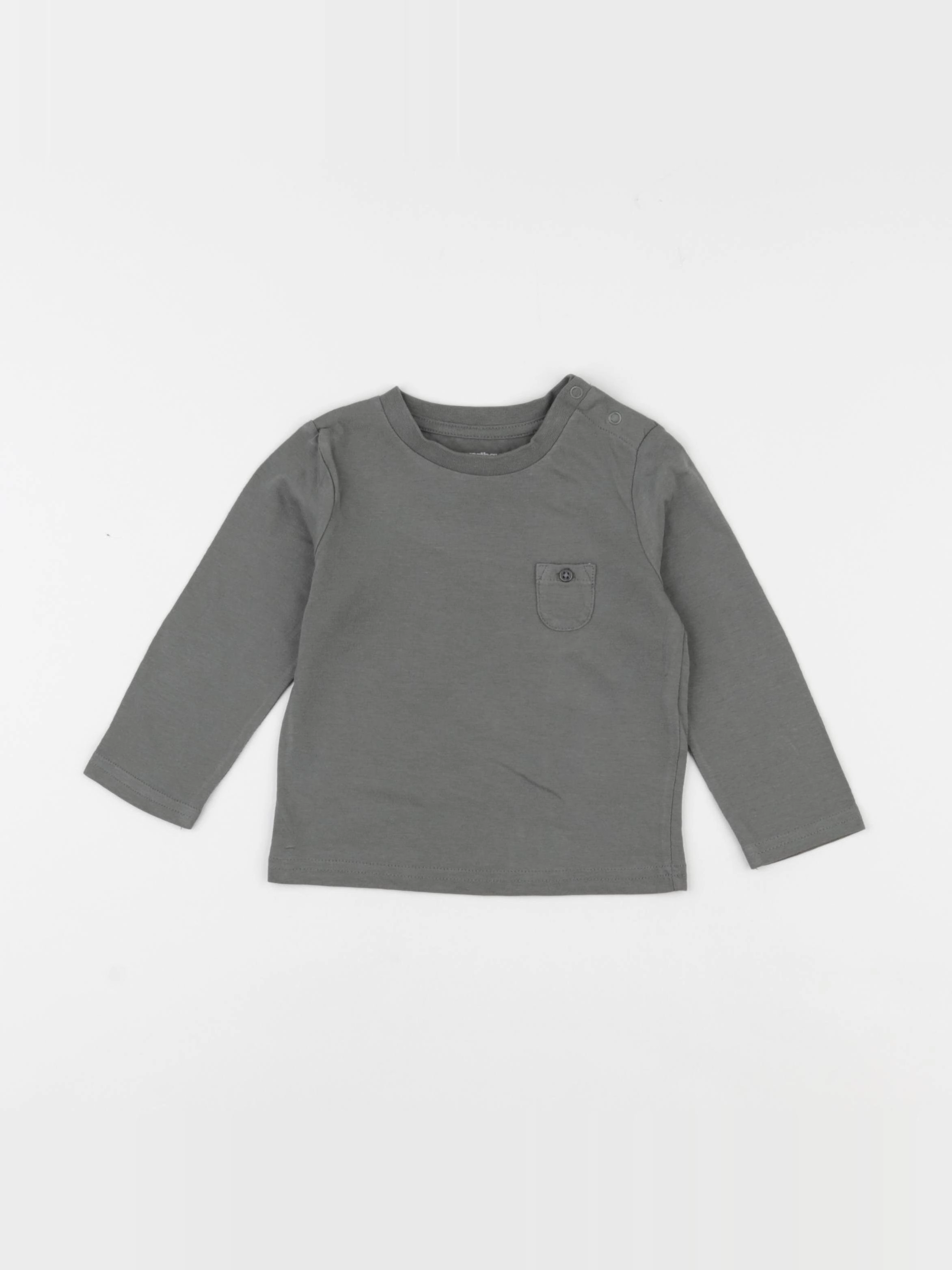 Vertbaudet - tee-shirt vert - 9 mois
