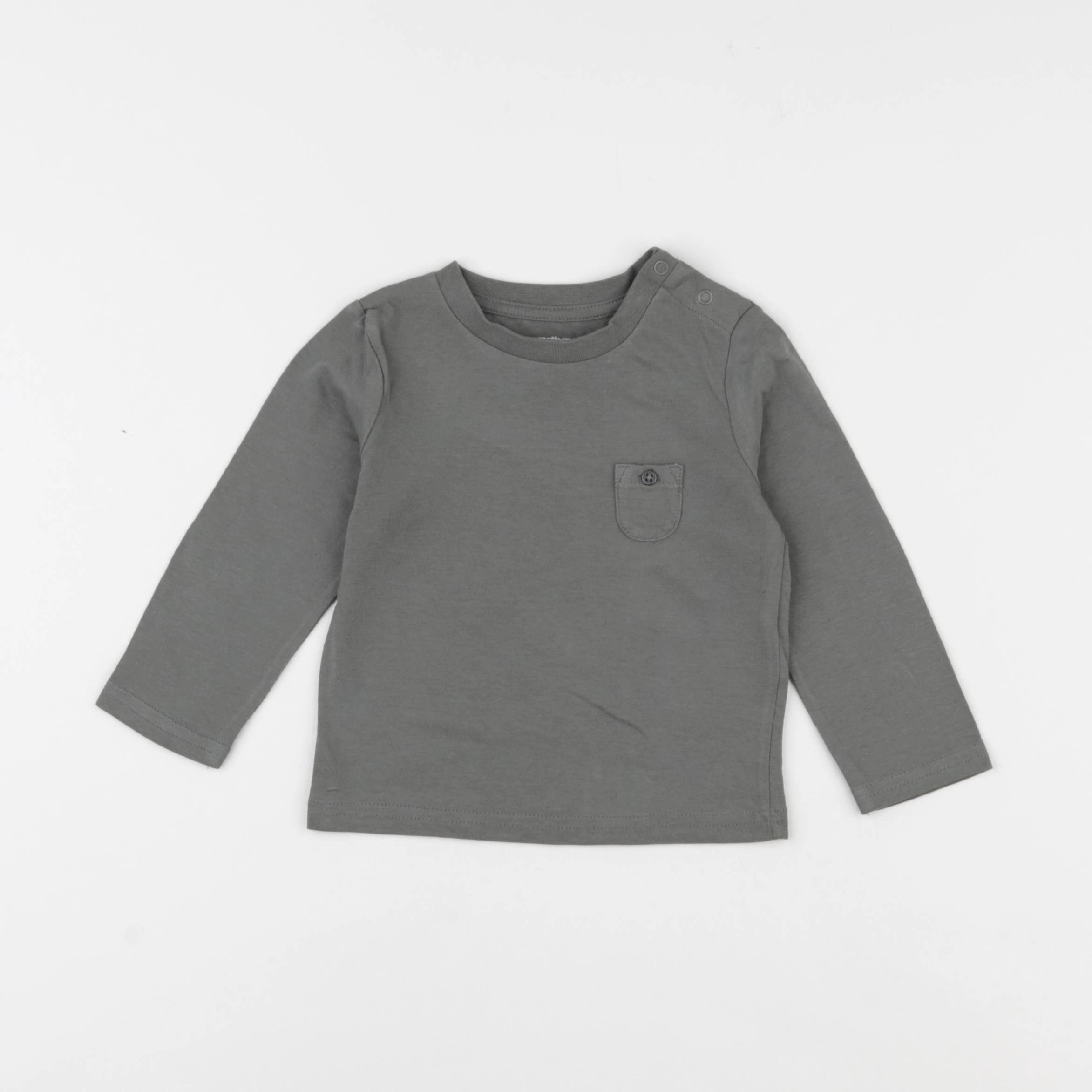 Vertbaudet - tee-shirt vert - 9 mois