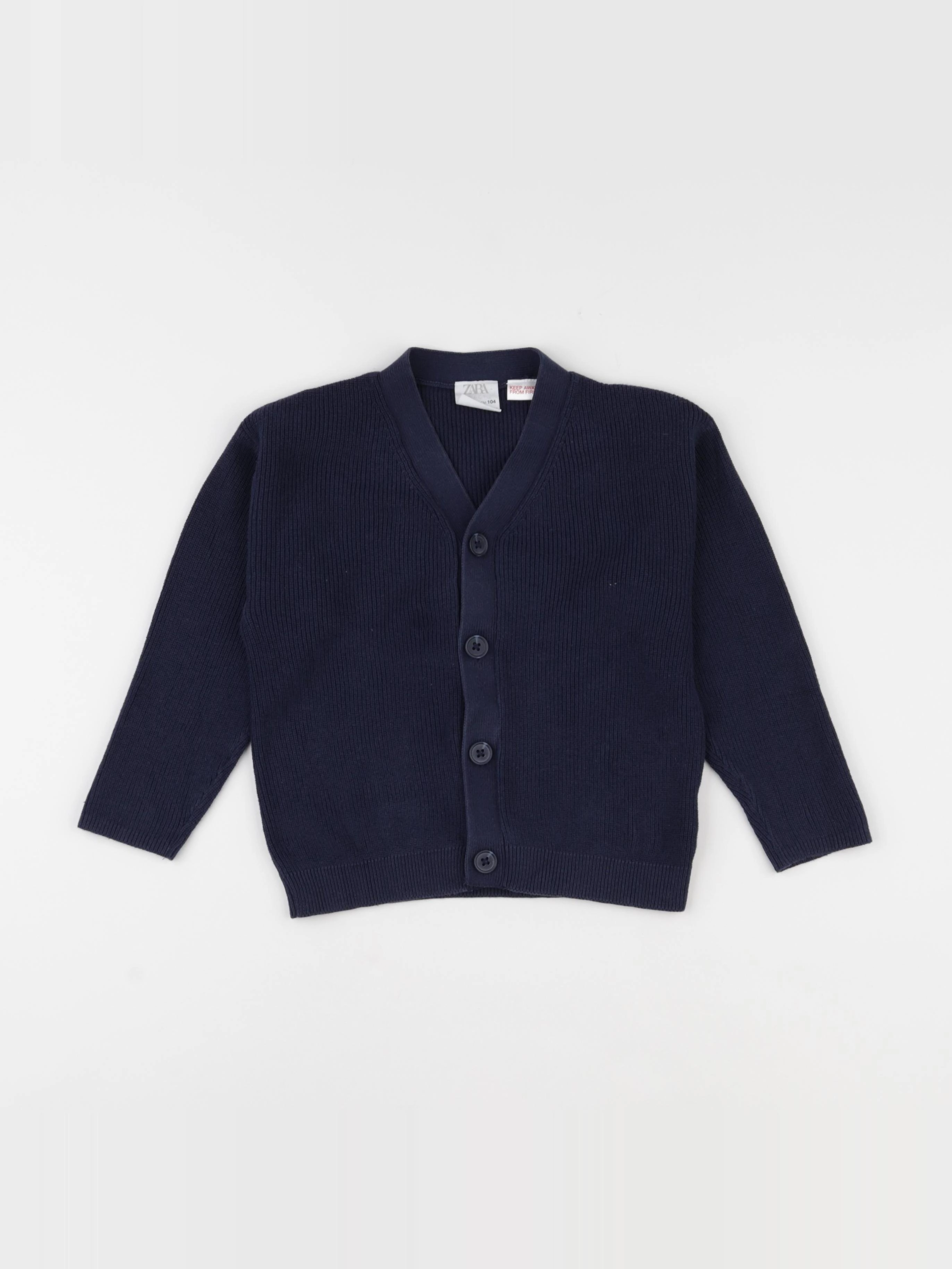 Zara - gilet bleu - 4 ans