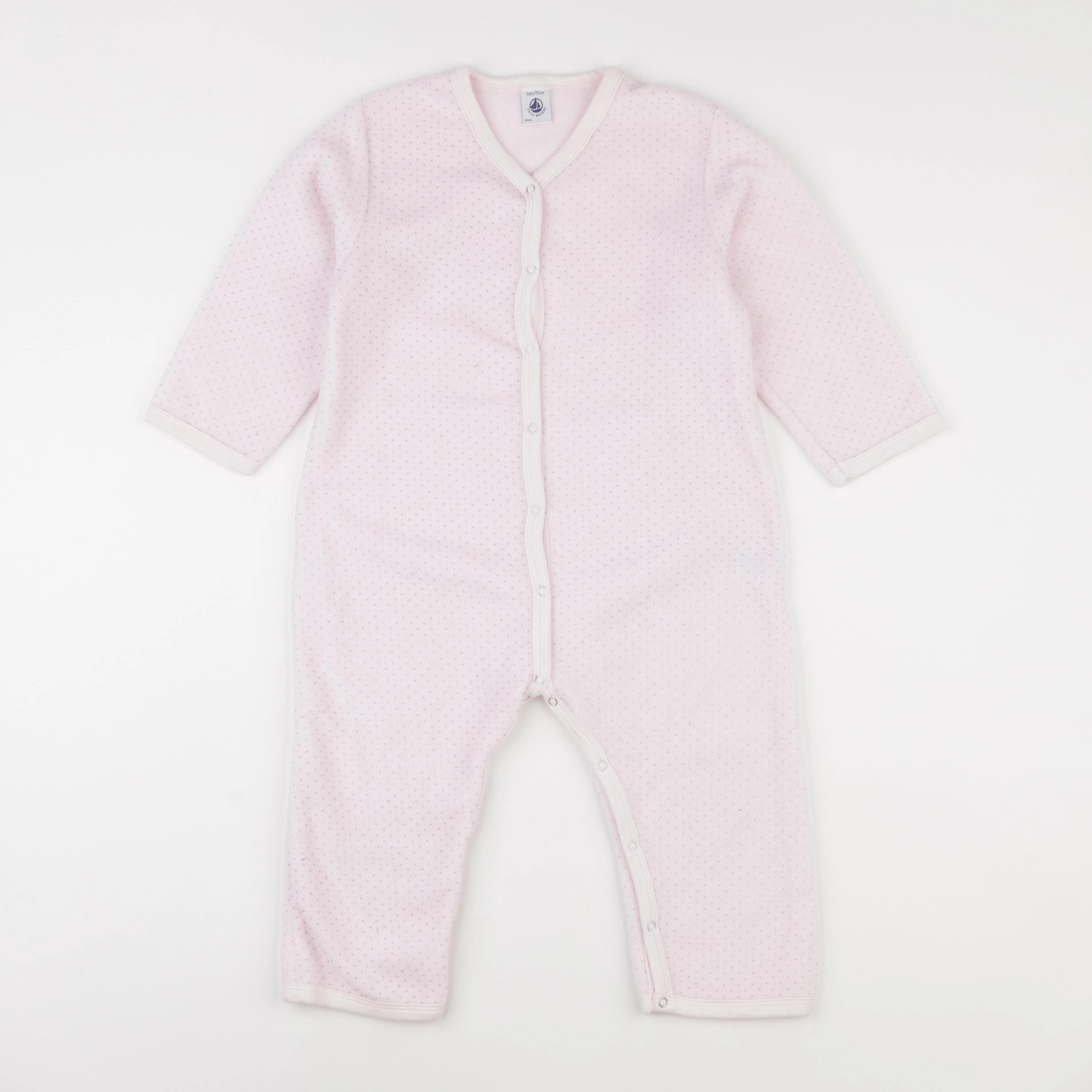 Petit Bateau - pyjama velours rose - 3 ans