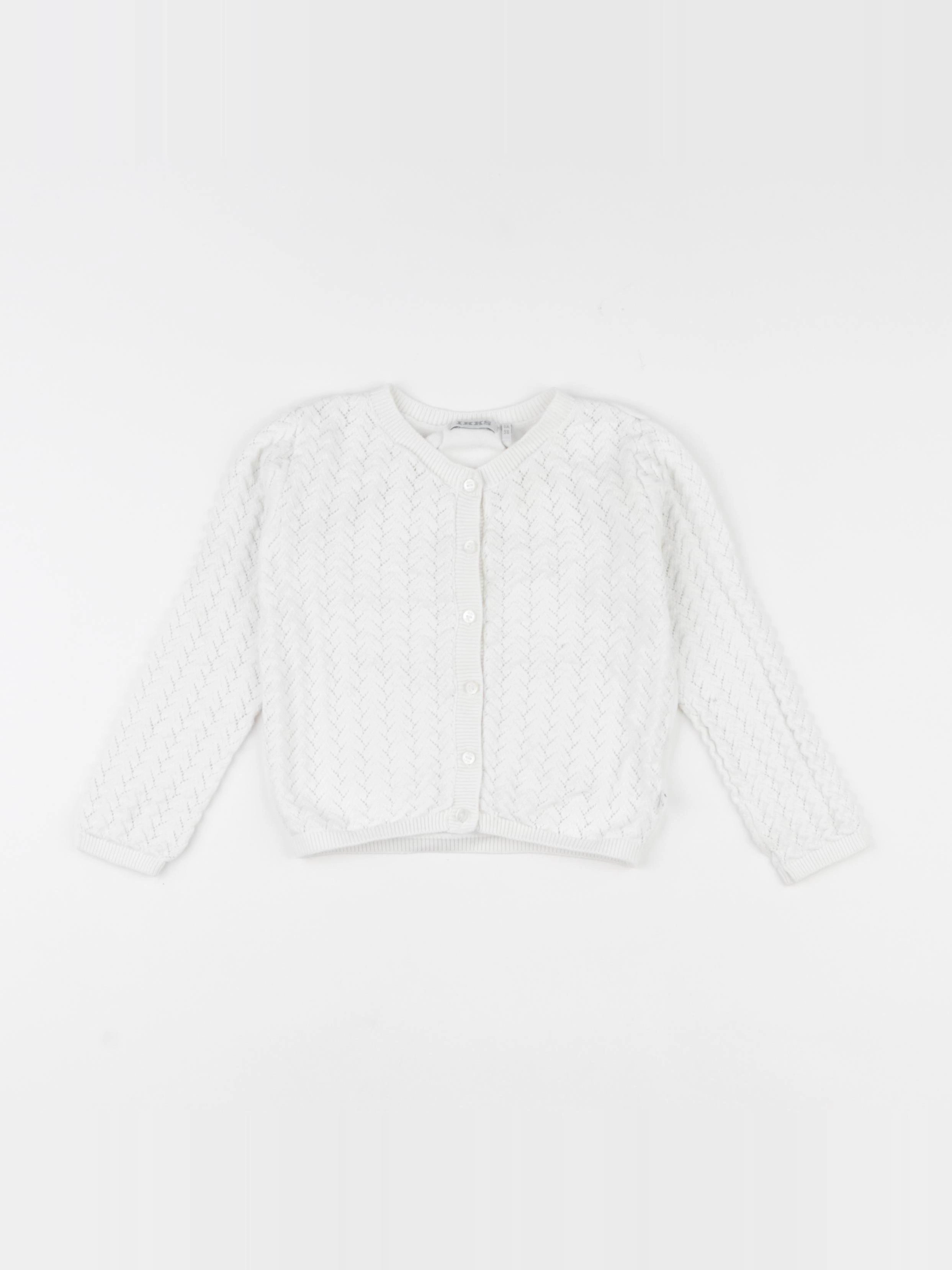 IKKS - gilet blanc - 3 ans