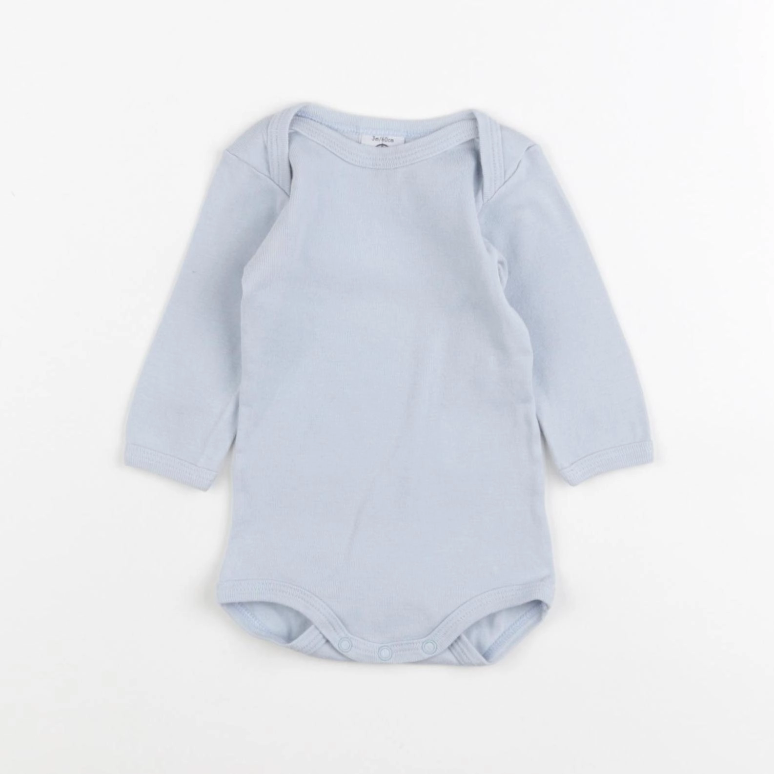 Petit Bateau - body bleu - 3 mois