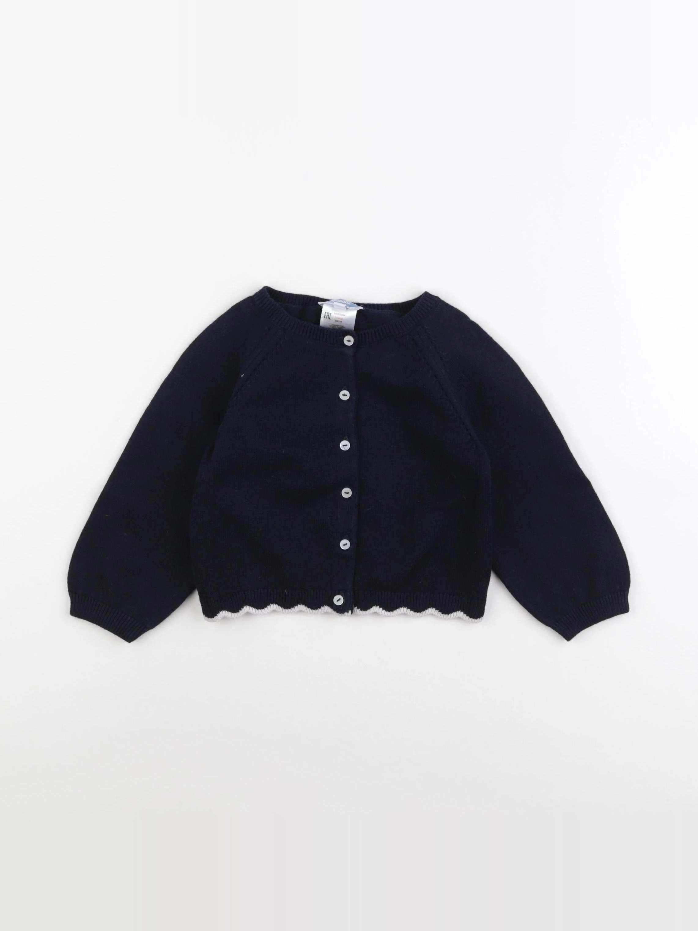 Jacadi - gilet bleu - 24 mois