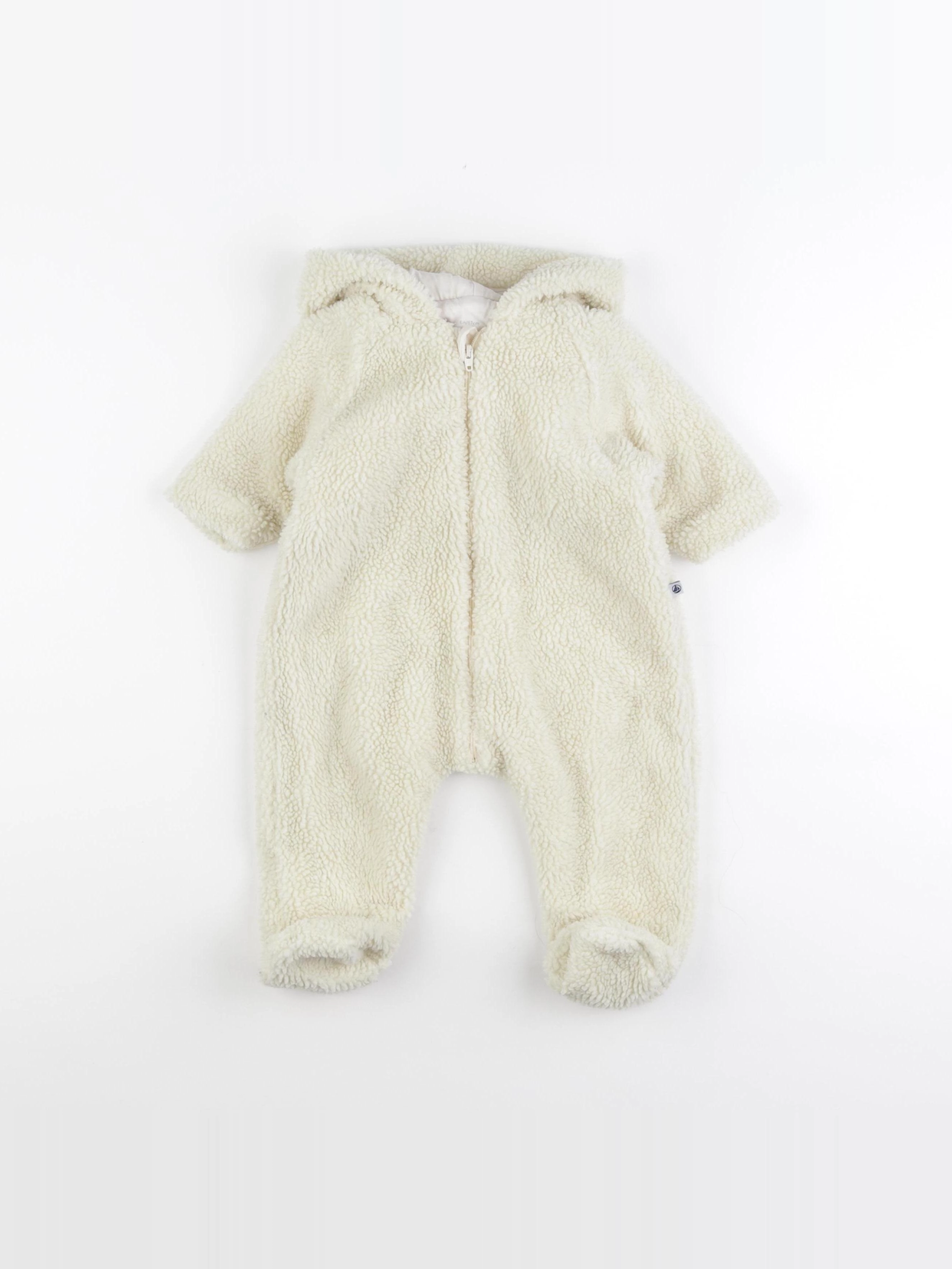 Petit Bateau - combi-pilote beige - 6 mois