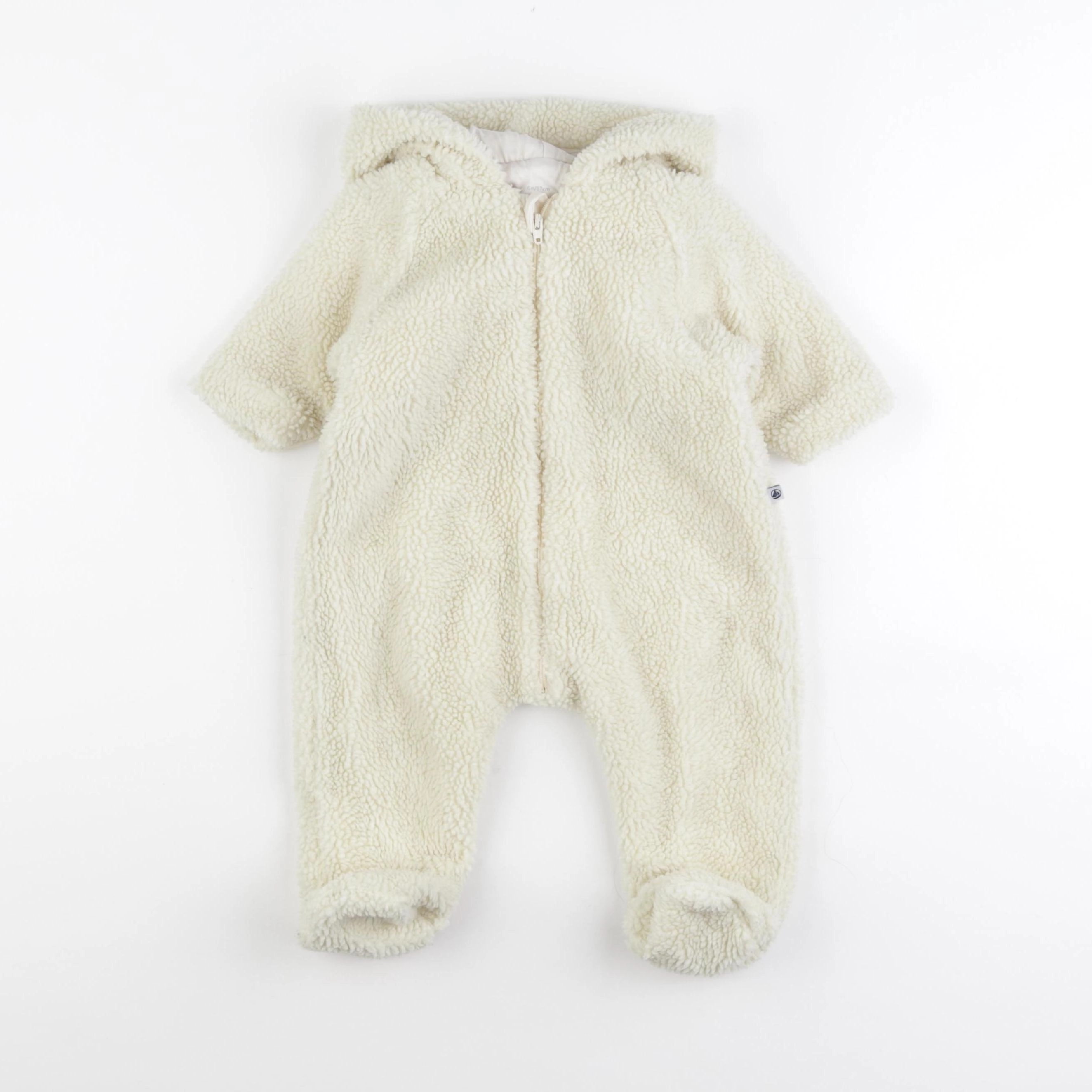 Petit Bateau - combi-pilote beige - 6 mois