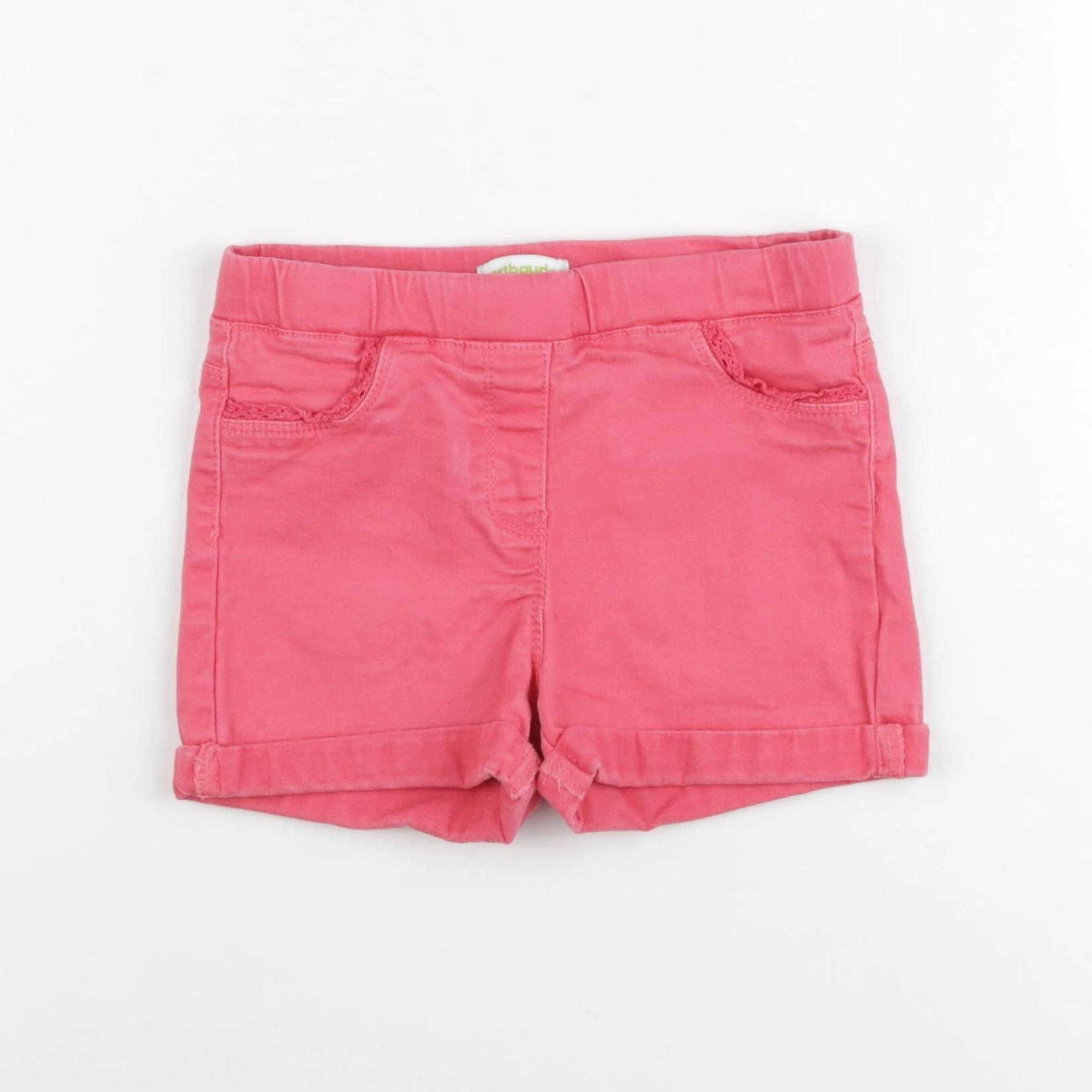 Vertbaudet - short rose - 7 ans