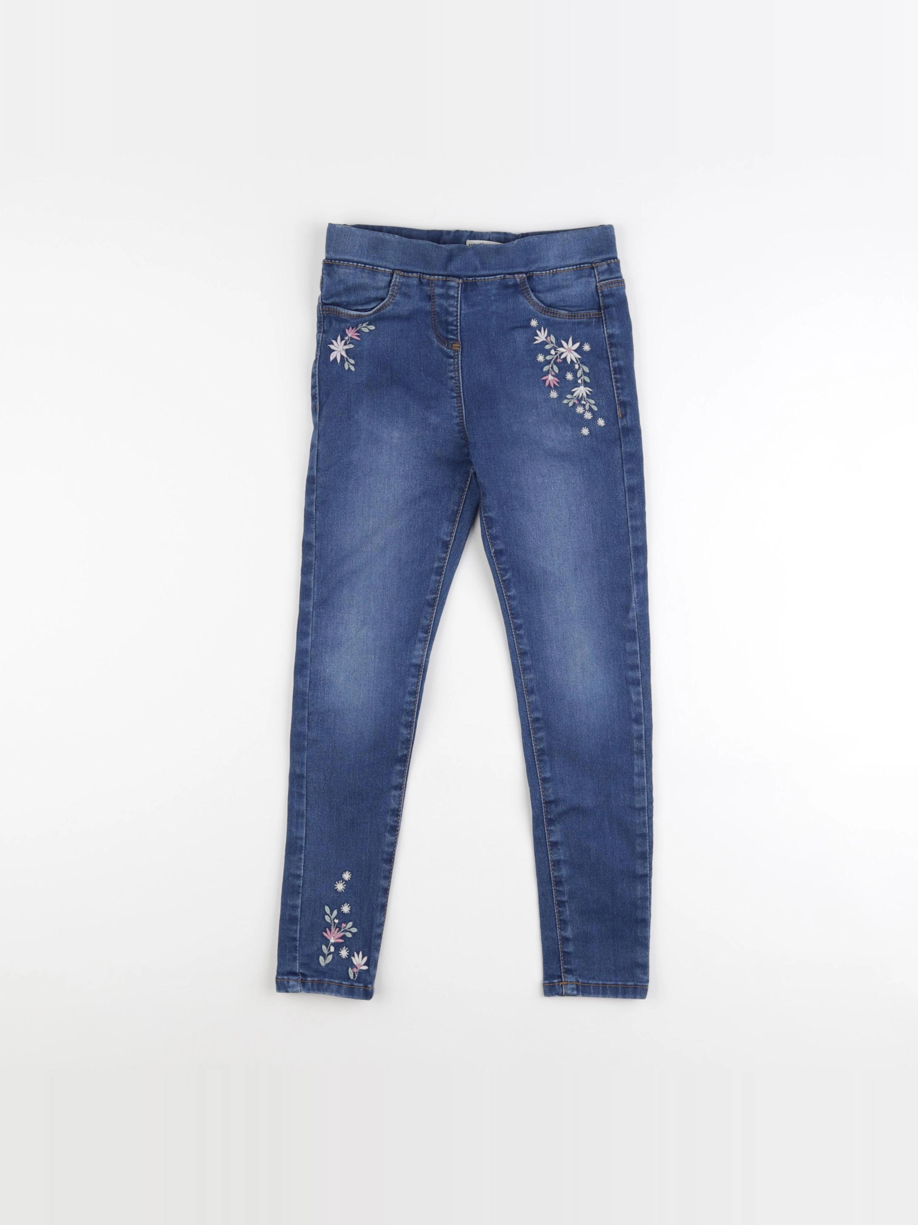Vertbaudet - jegging bleu - 8 ans