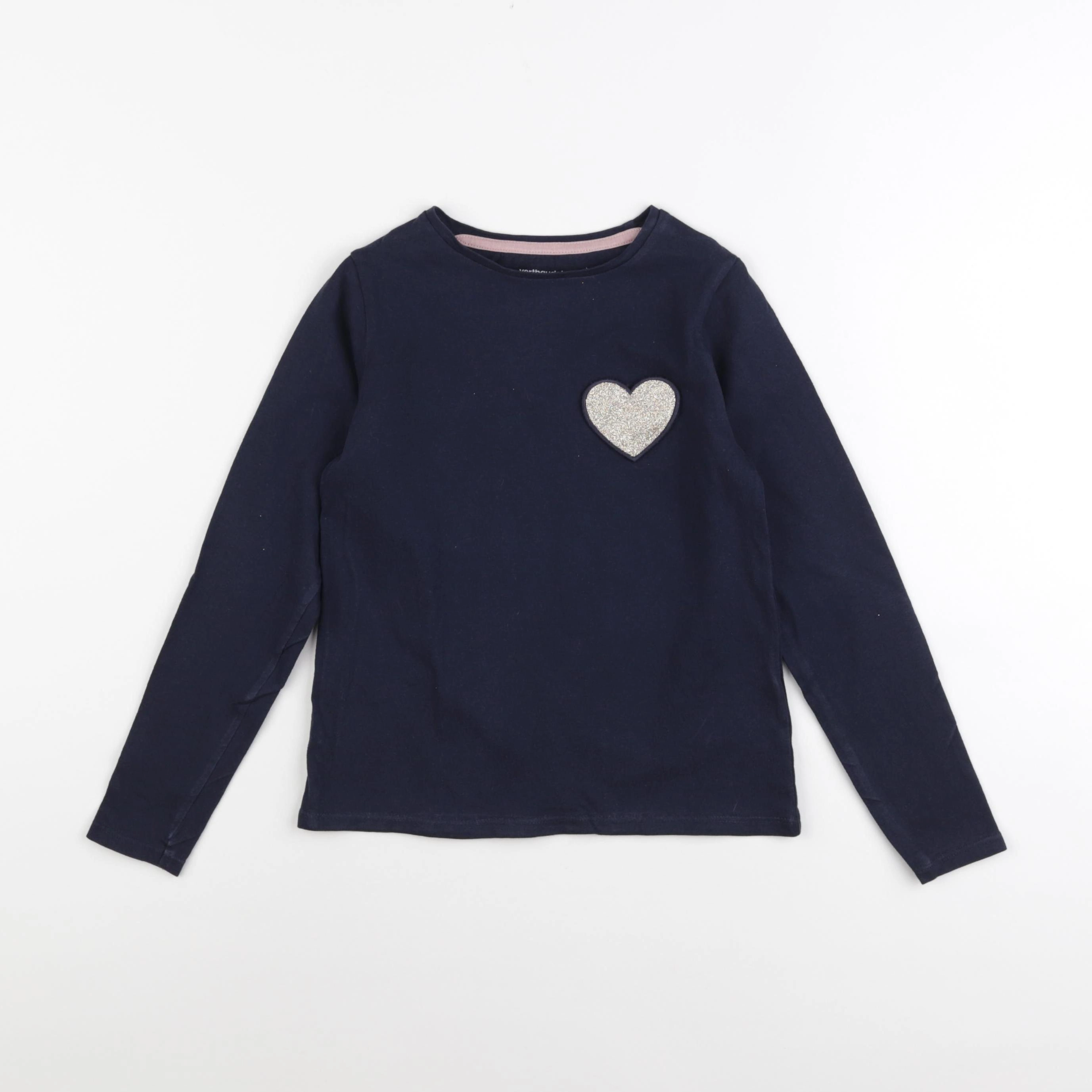Vertbaudet - tee-shirt bleu - 8 ans