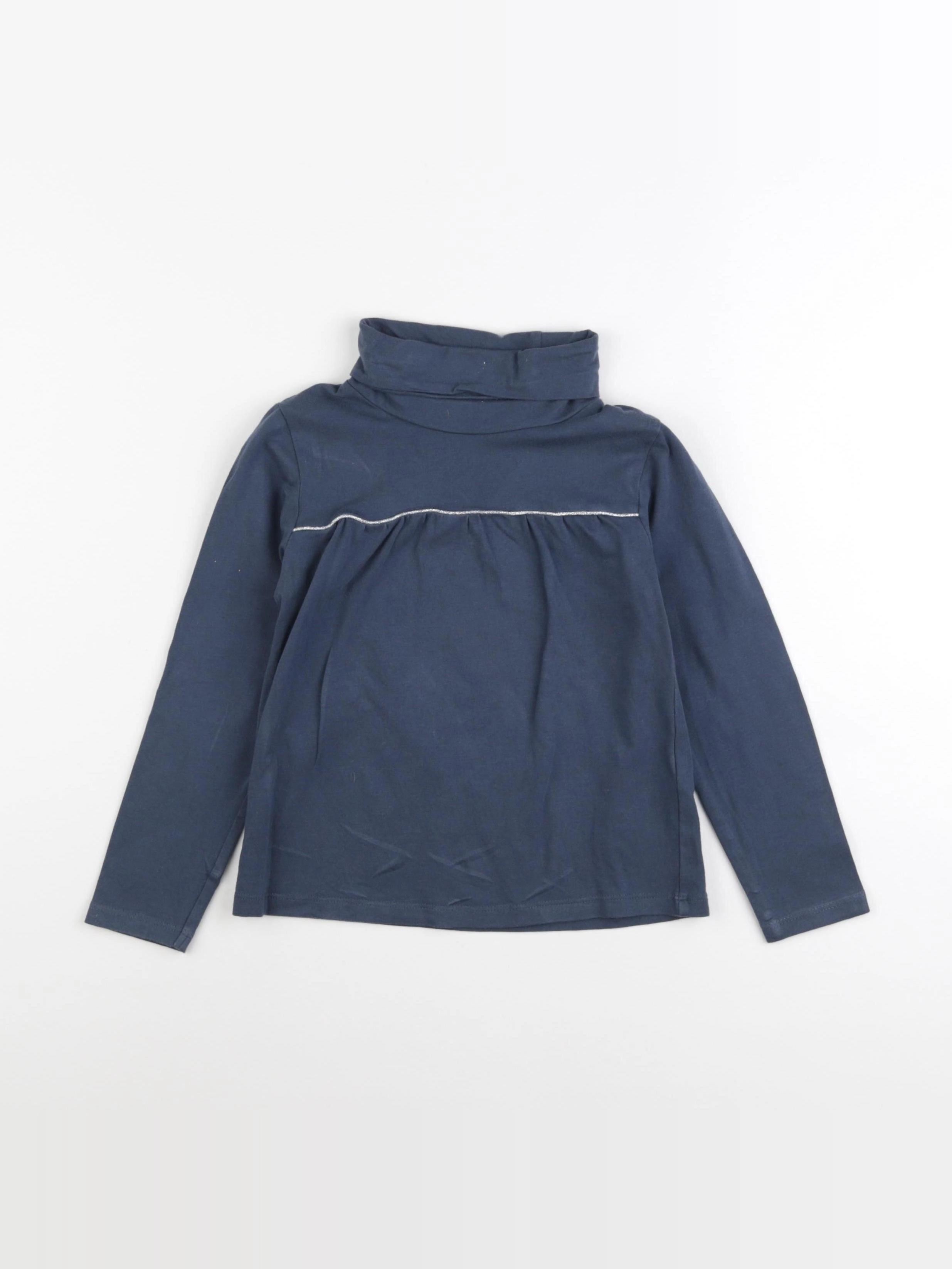 Vertbaudet - sous-pull bleu - 6 ans