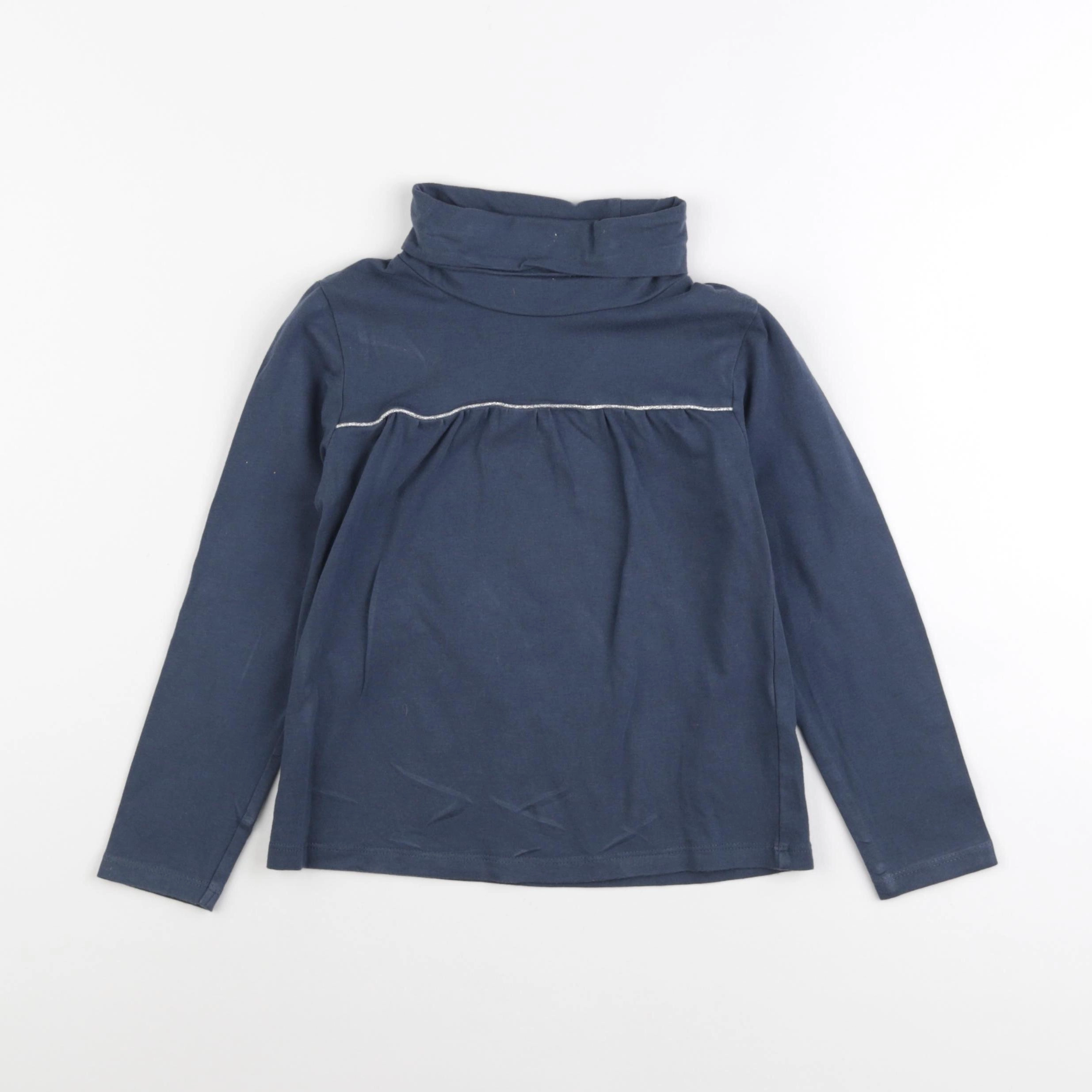 Vertbaudet - sous-pull bleu - 6 ans