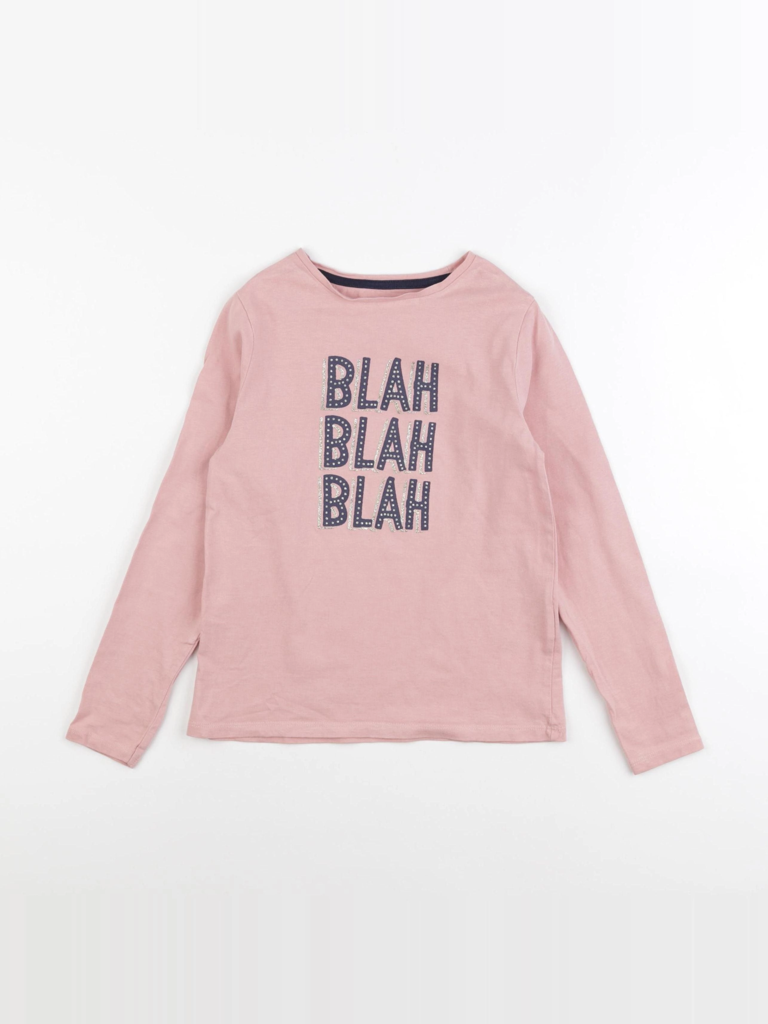 Vertbaudet - tee-shirt rose - 8 ans