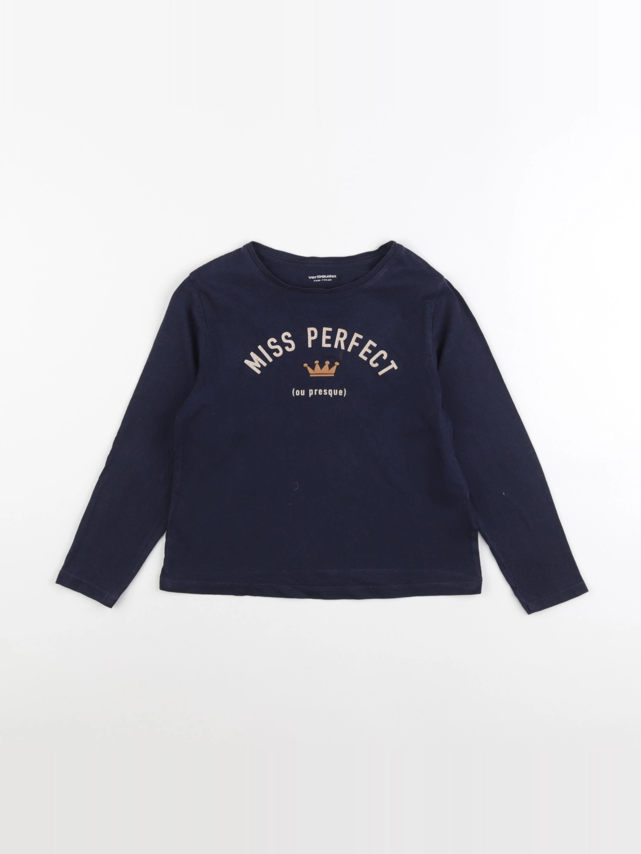 Vertbaudet - tee-shirt bleu - 6 ans