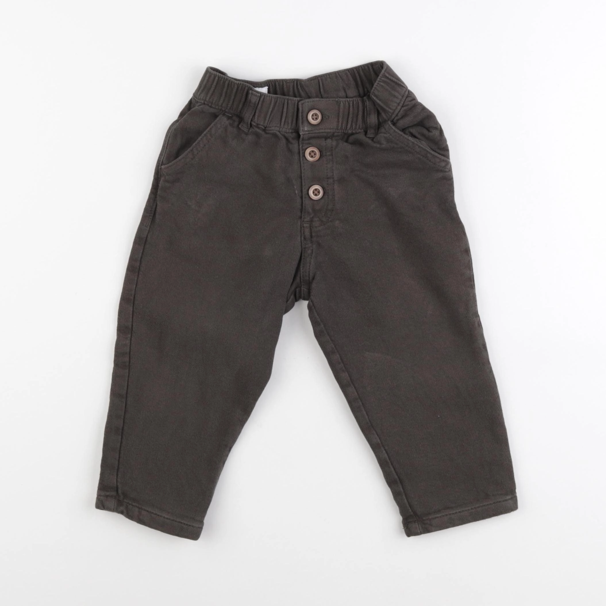 Zara - pantalon vert - 12/18 mois