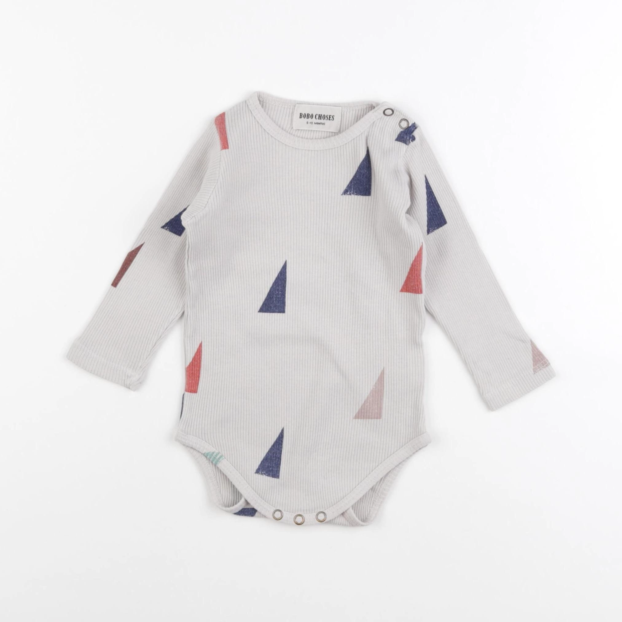 Bobo Choses - body gris - 6/12 mois