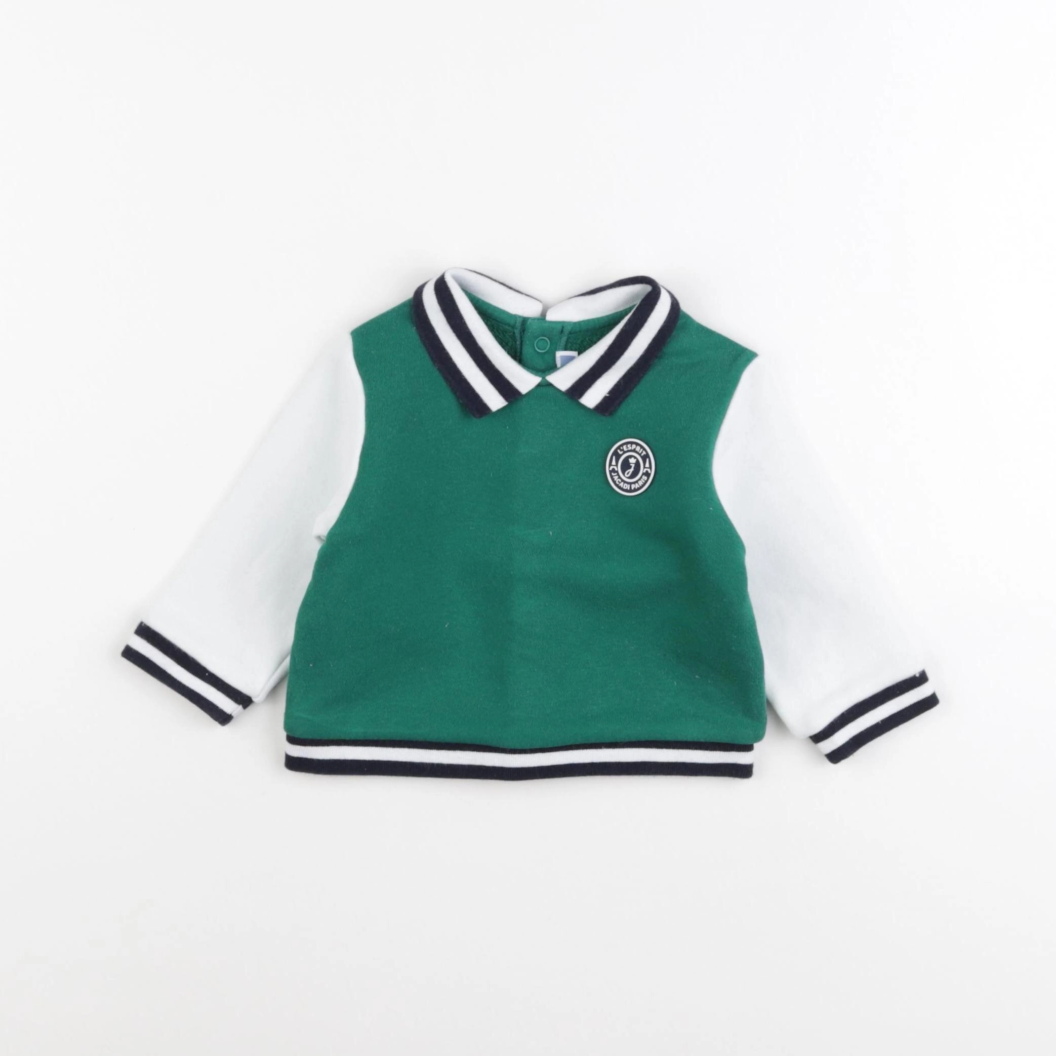 Jacadi - sweat vert - 18 mois
