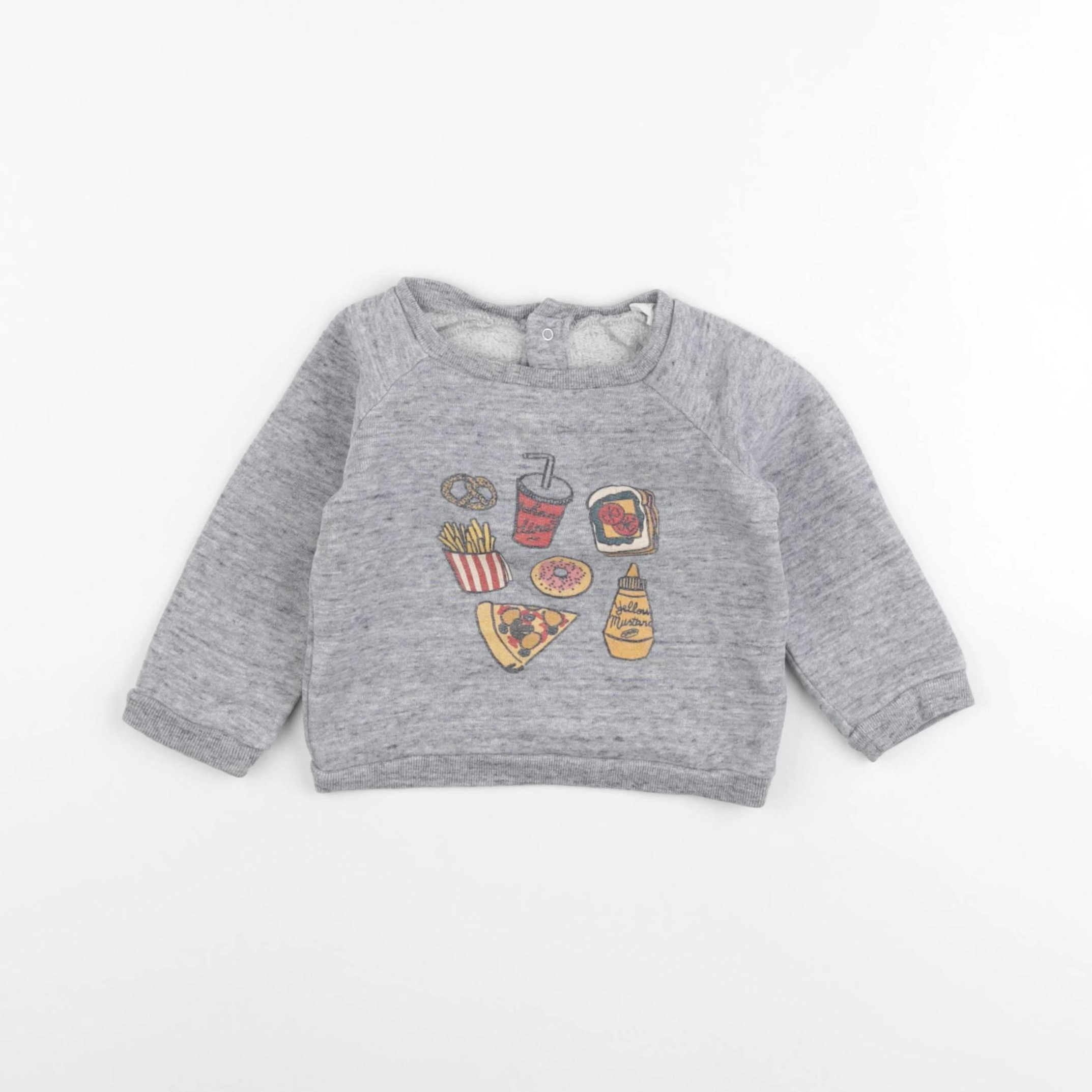Hundred Pieces - sweat gris - 6 mois