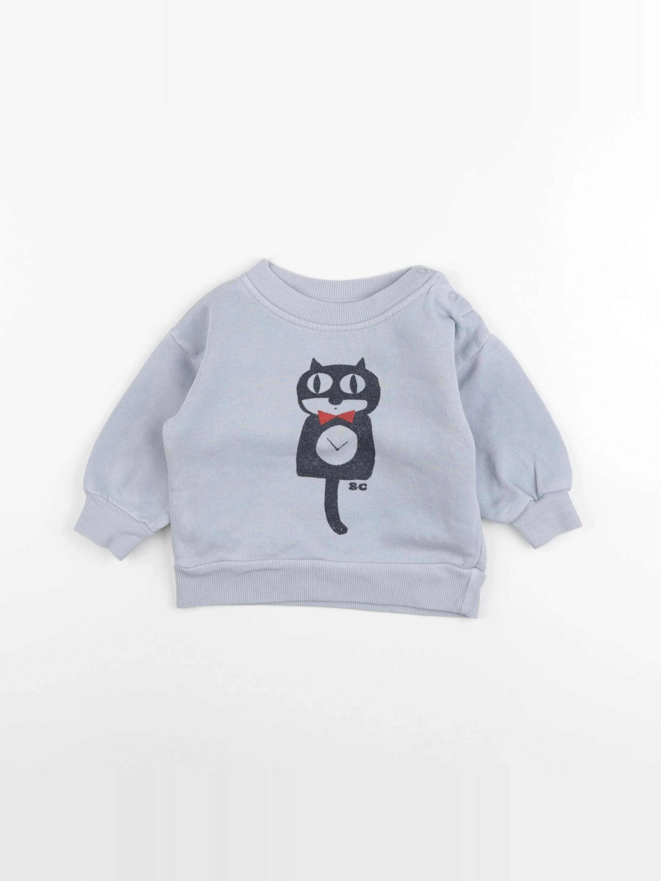 Bobo Choses - sweat bleu - 3/6 mois