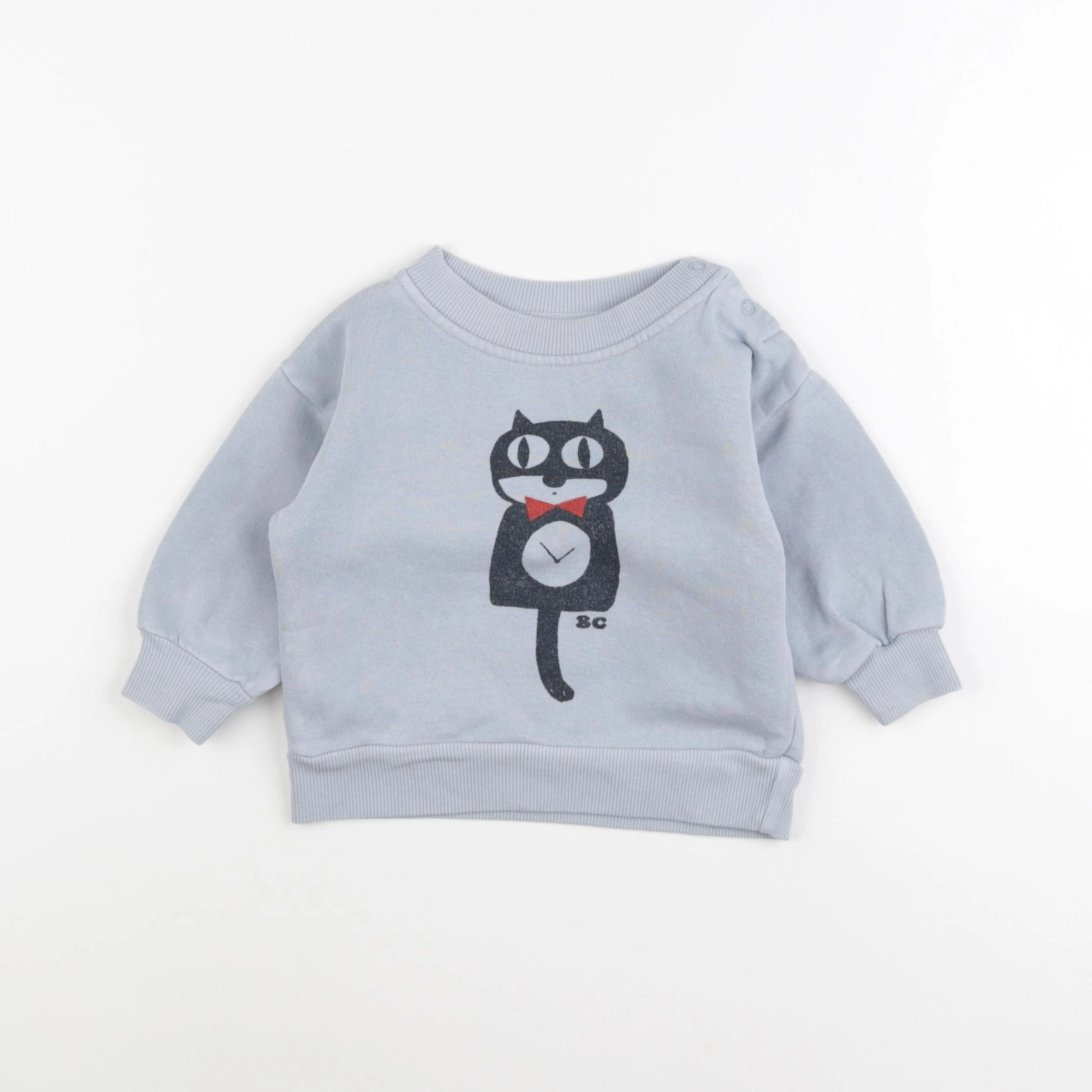 Bobo Choses - sweat bleu - 3/6 mois