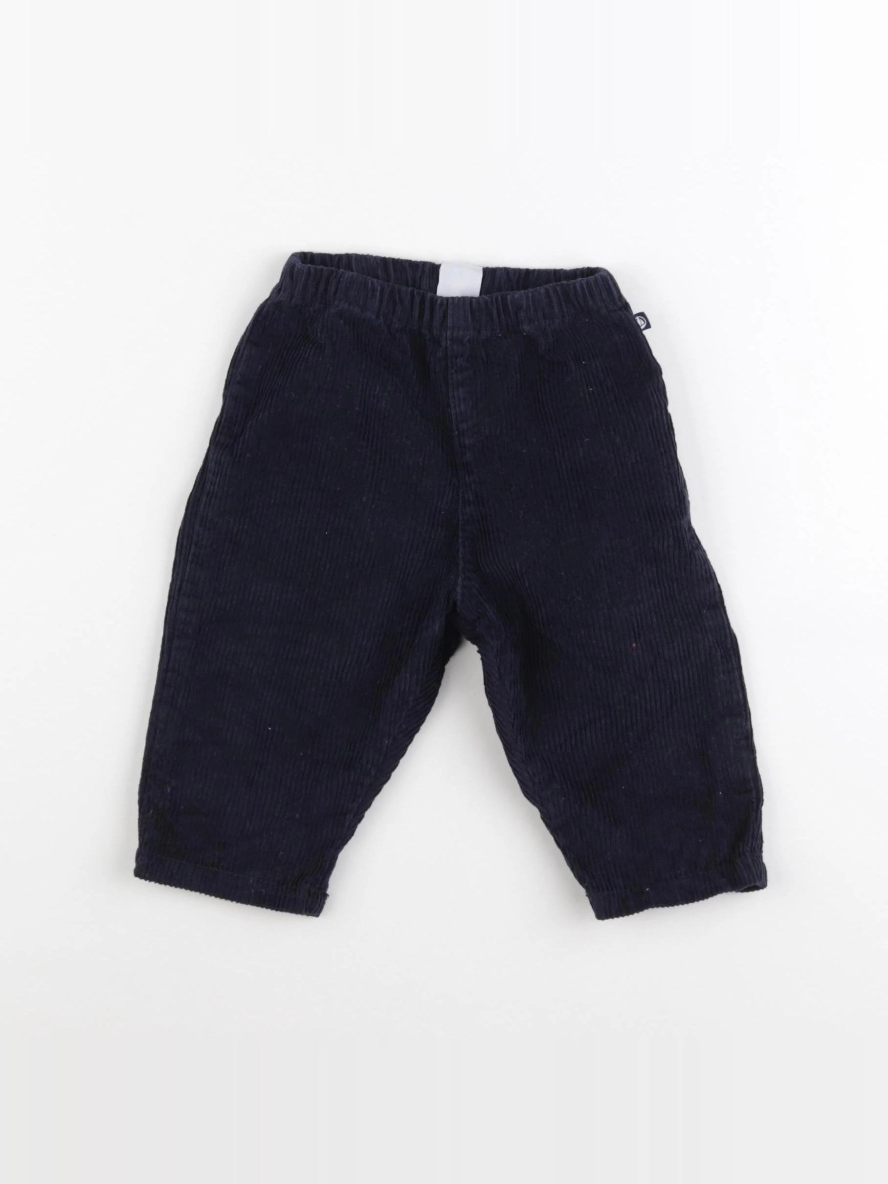 Petit Bateau - pantalon bleu - 12 mois