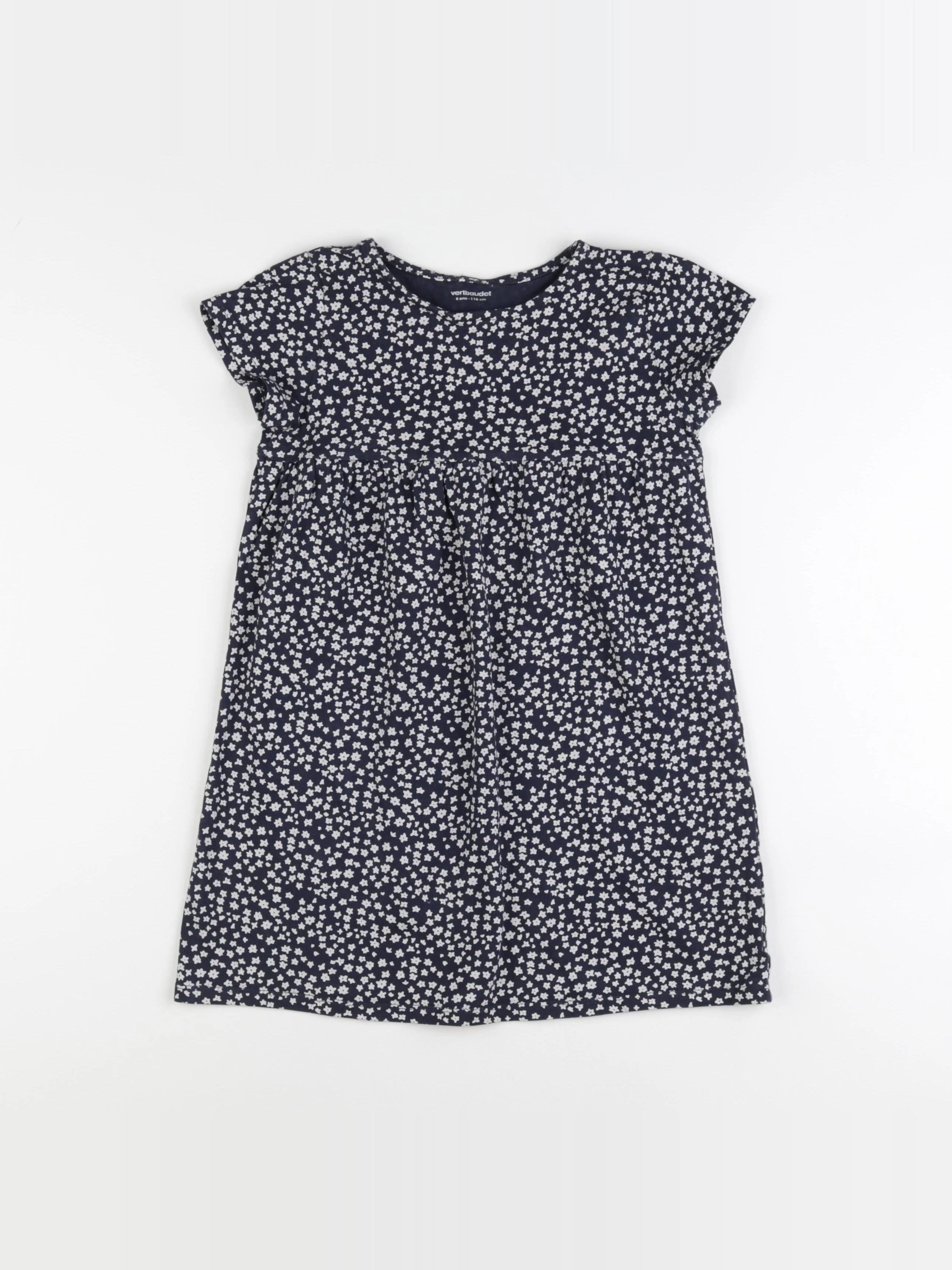 Vertbaudet - robe bleu - 6 ans
