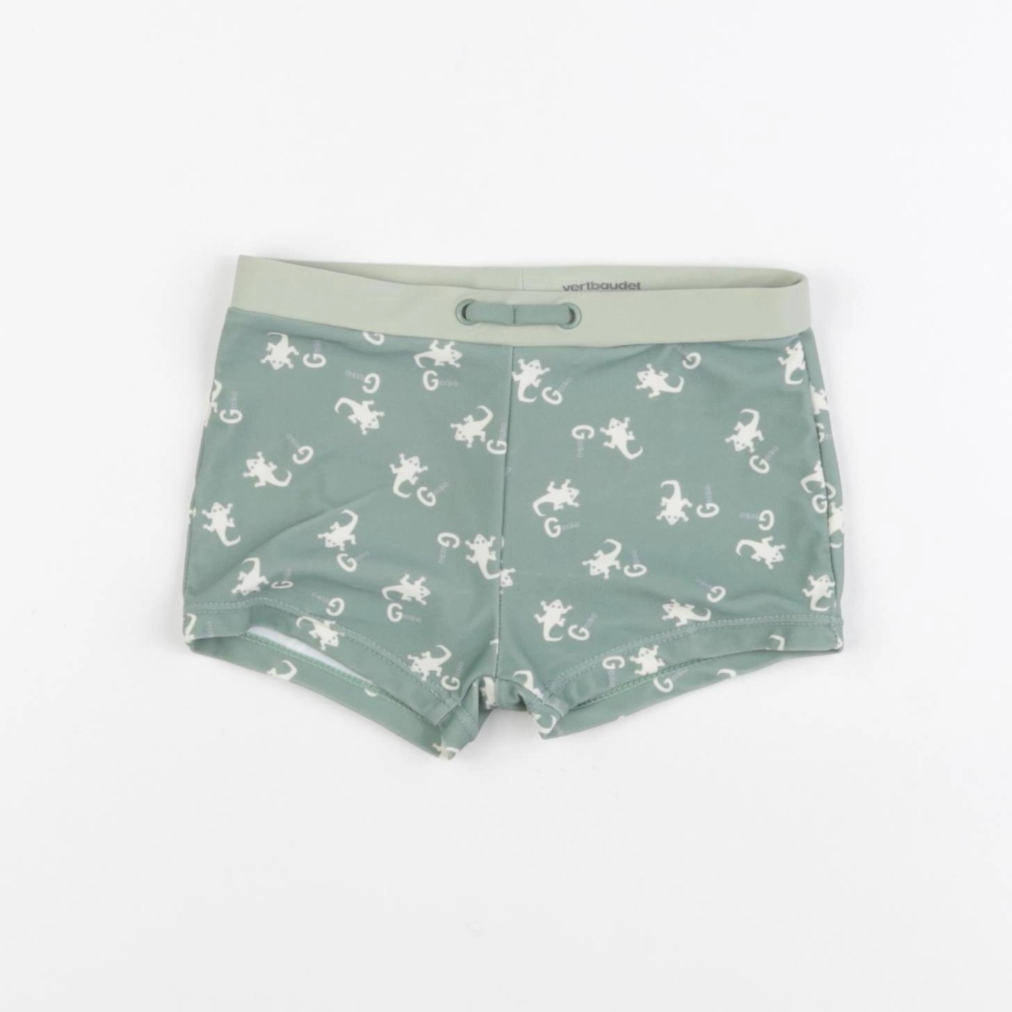 Vertbaudet - maillot de bain vert - 24 mois
