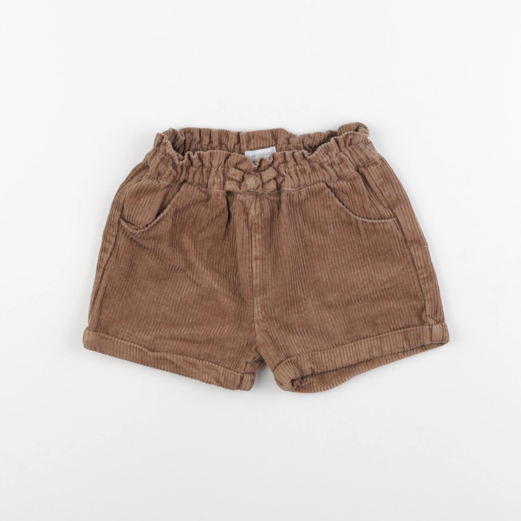 Vertbaudet - short marron - 24 mois