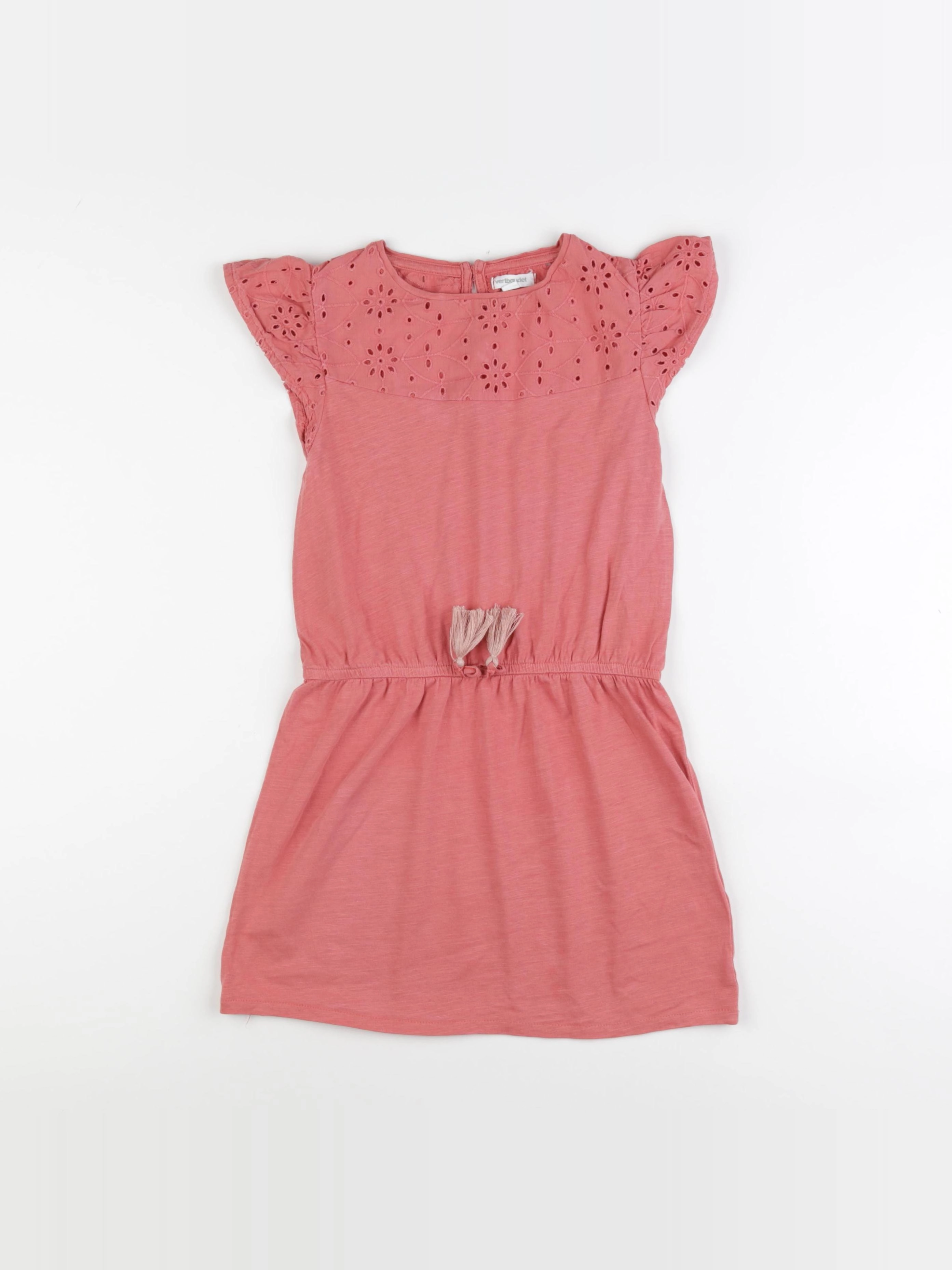 Vertbaudet - robe rose - 8 ans