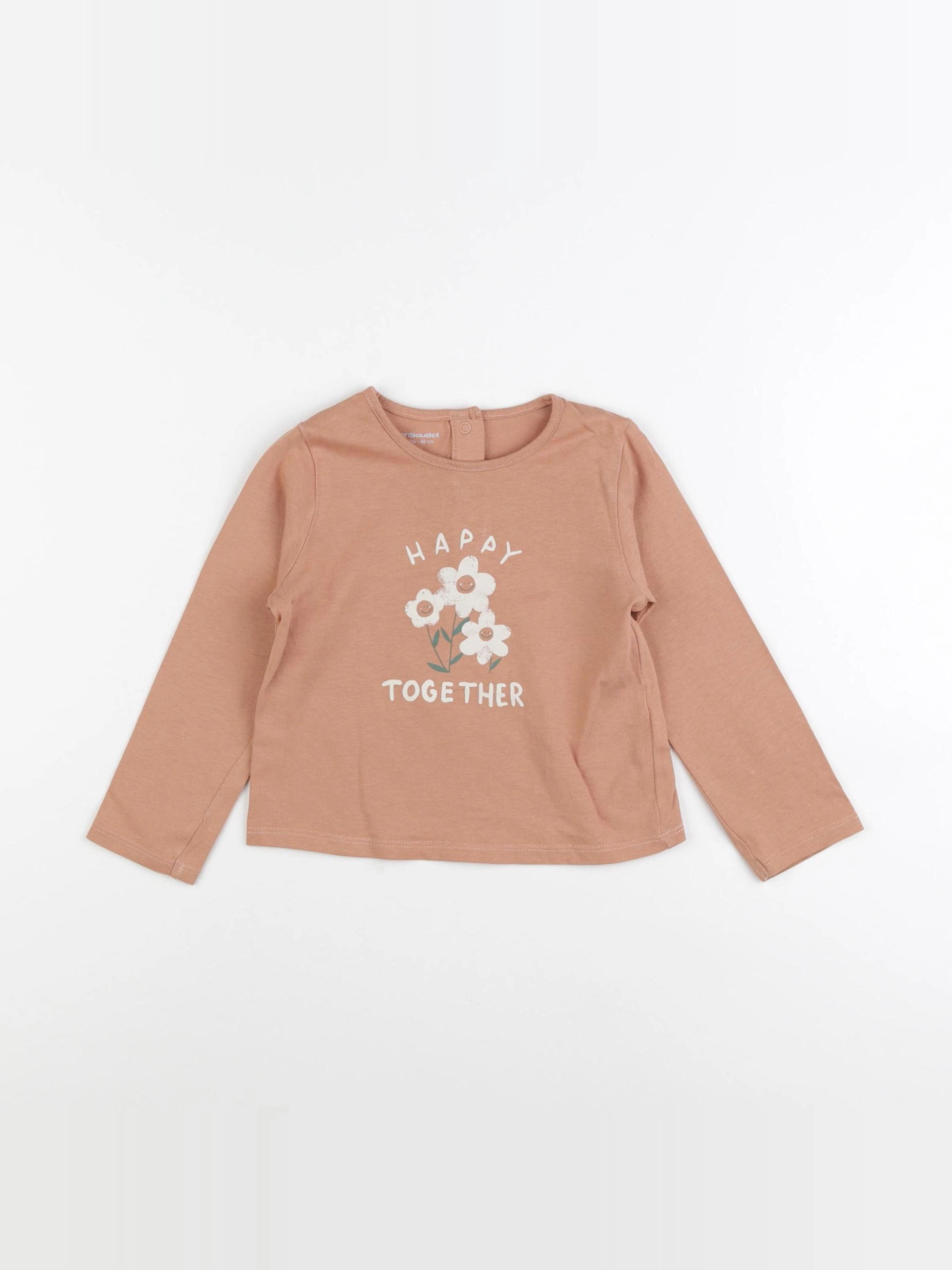 Vertbaudet - tee-shirt rose - 24 mois