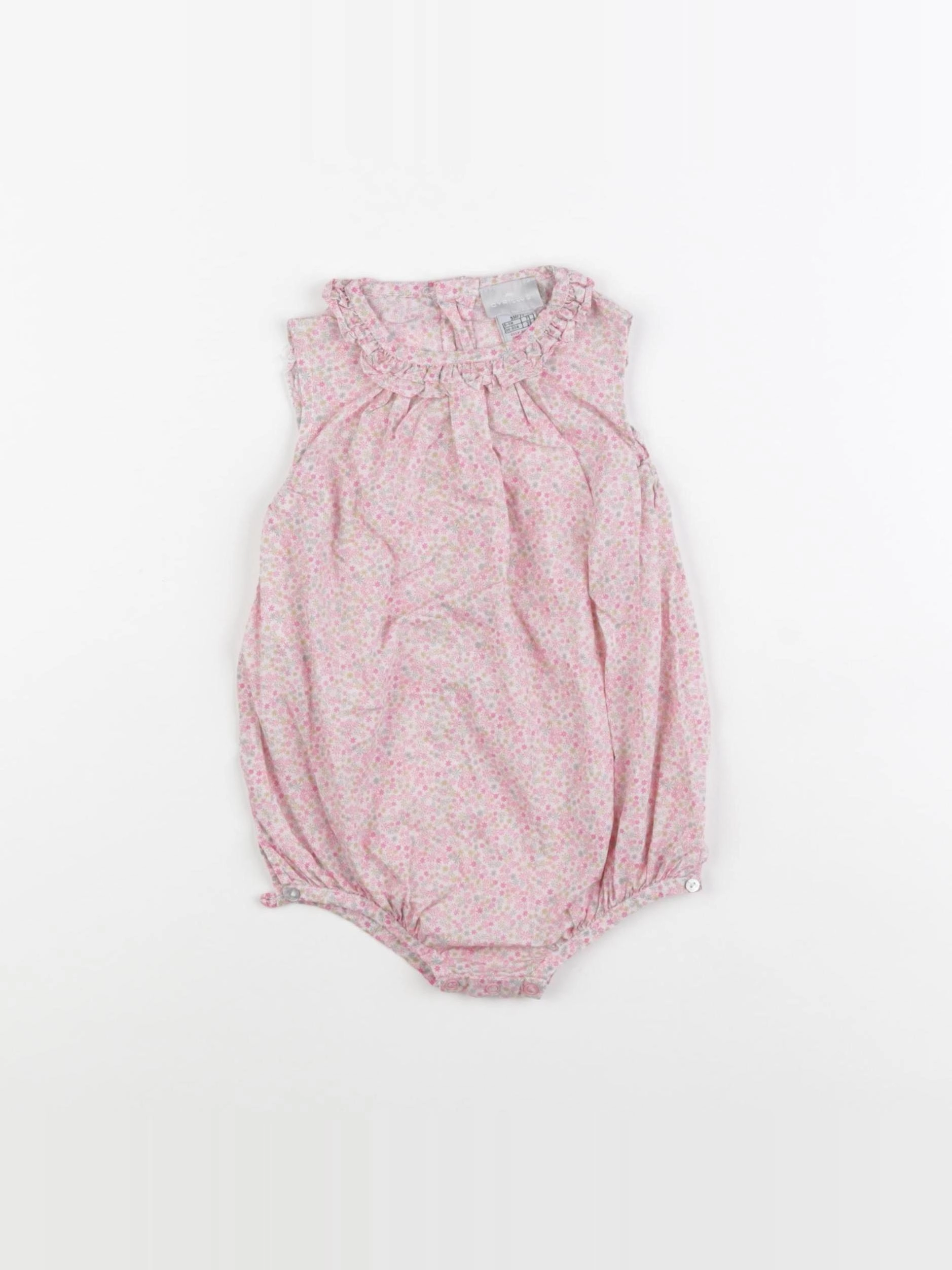 Cyrillus - combinaison rose - 9 mois