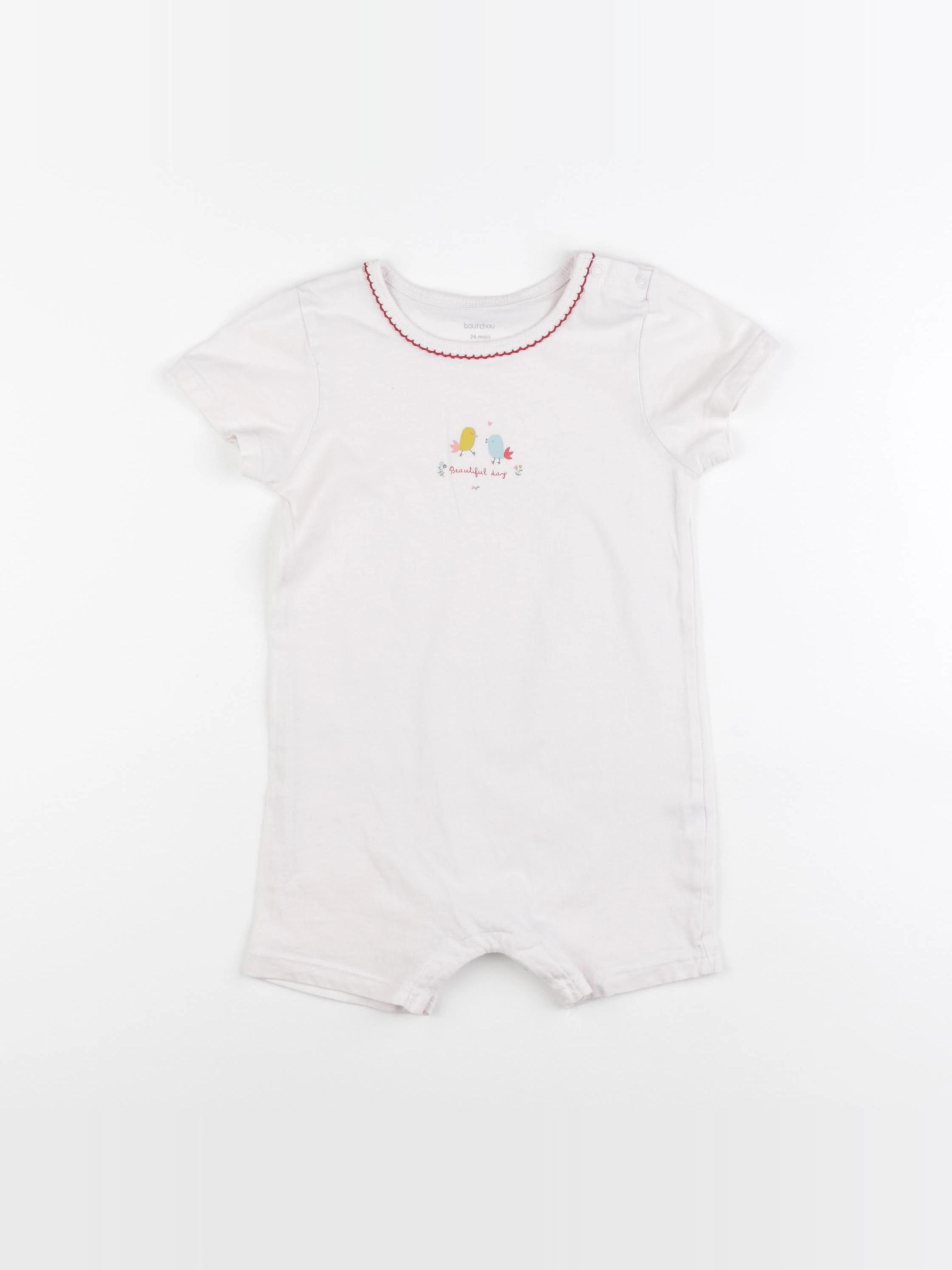 Boutchou - pyjama coton rose - 24 mois