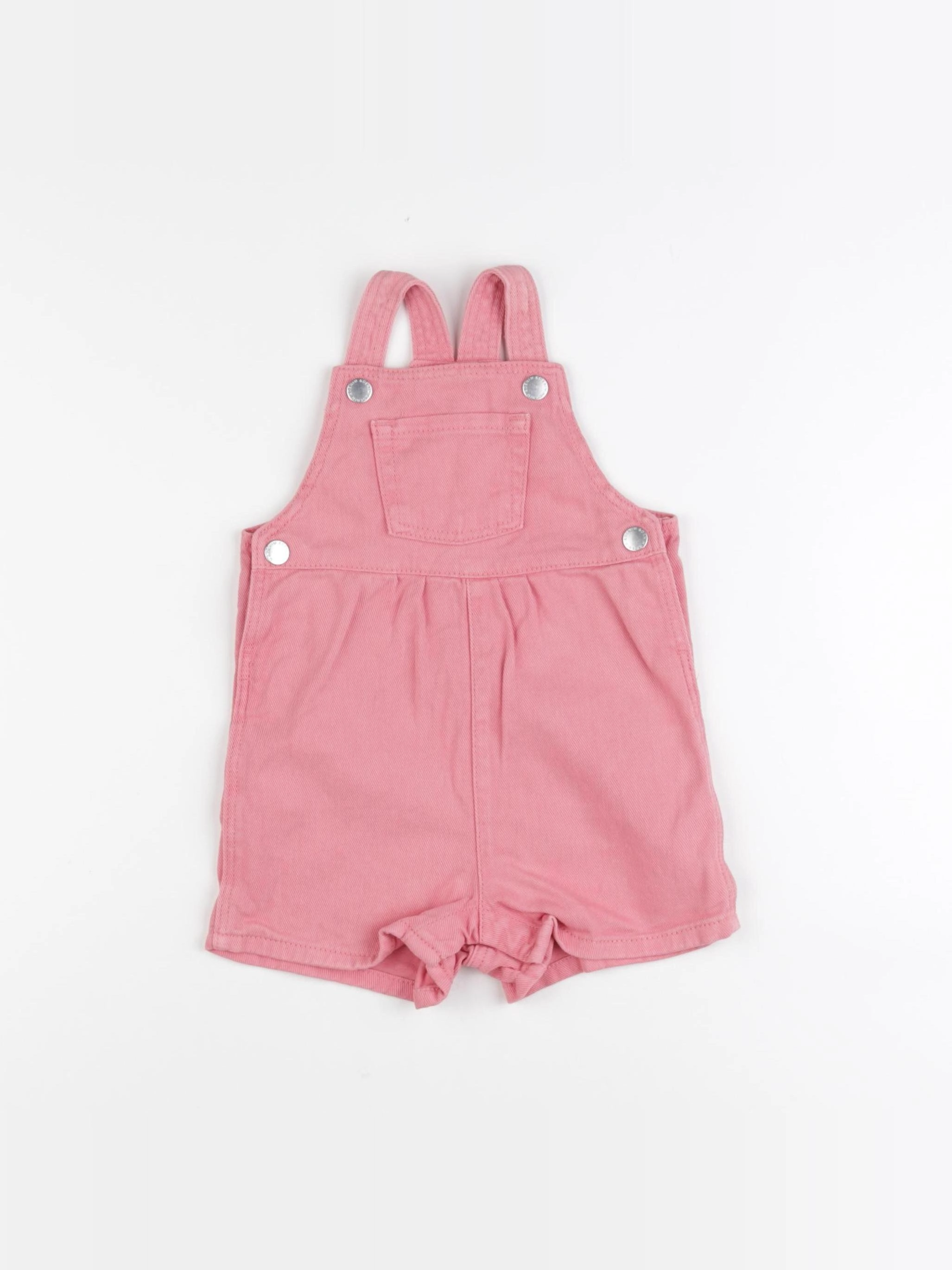 H&M - salopette rose - 6/9 mois